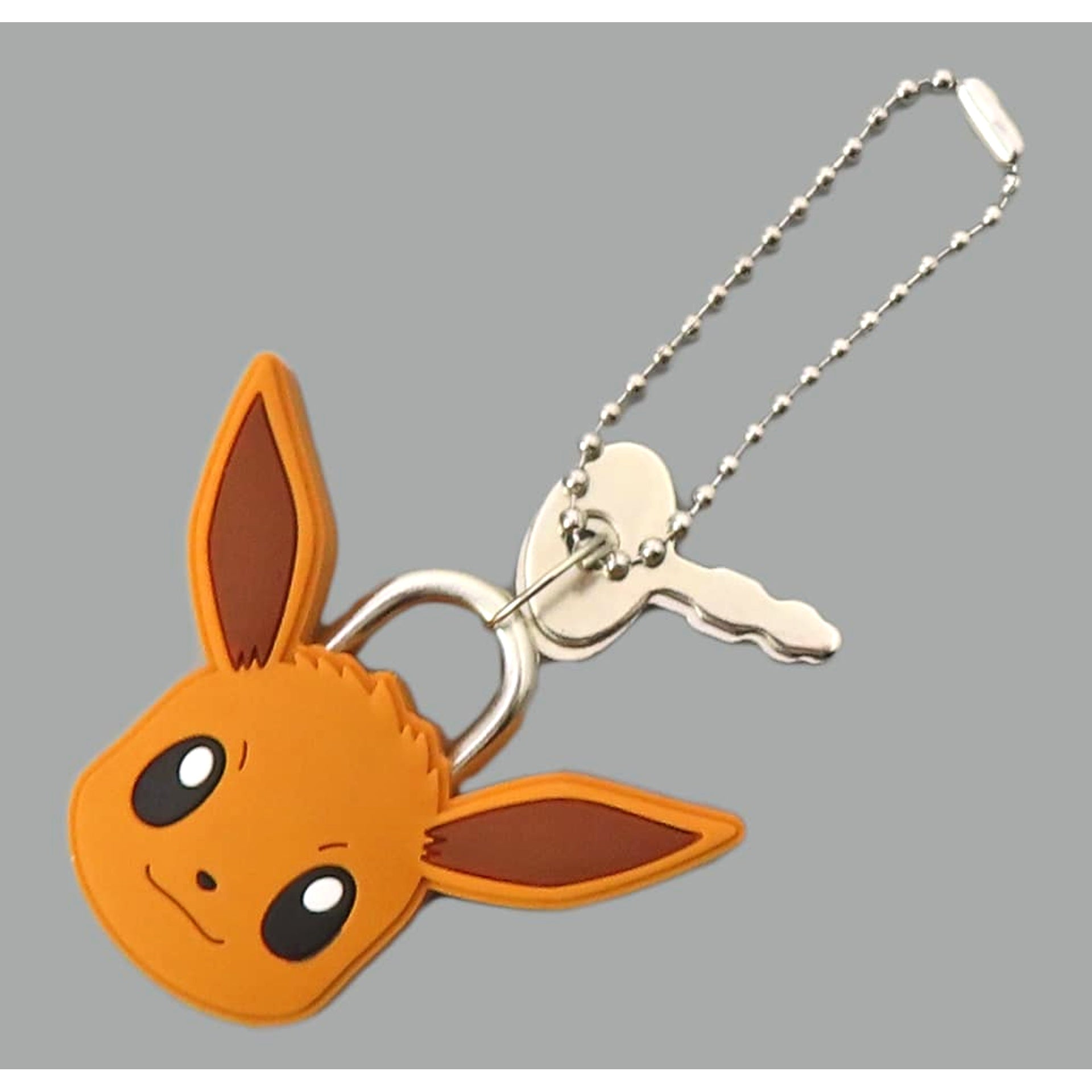 Pokemon Eevee Mascot Padlock Keychain Keychains [USED]