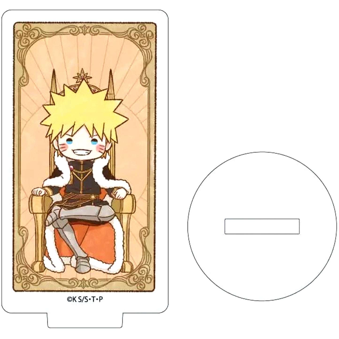 Naruto Uzumaki 07. Tarot Part 1 Ver. GraffArt Illustration Acrylic Petit Stand Naruto Shippuden [USED]