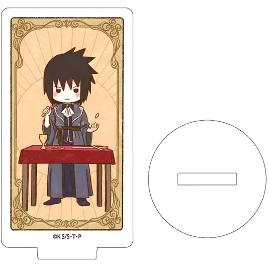 Sasuke Uchiha Naruto Shippuden 07. Tarot Vol. 1 Ver. GraffArt Illustration Acrylic Petit Stand [USED]