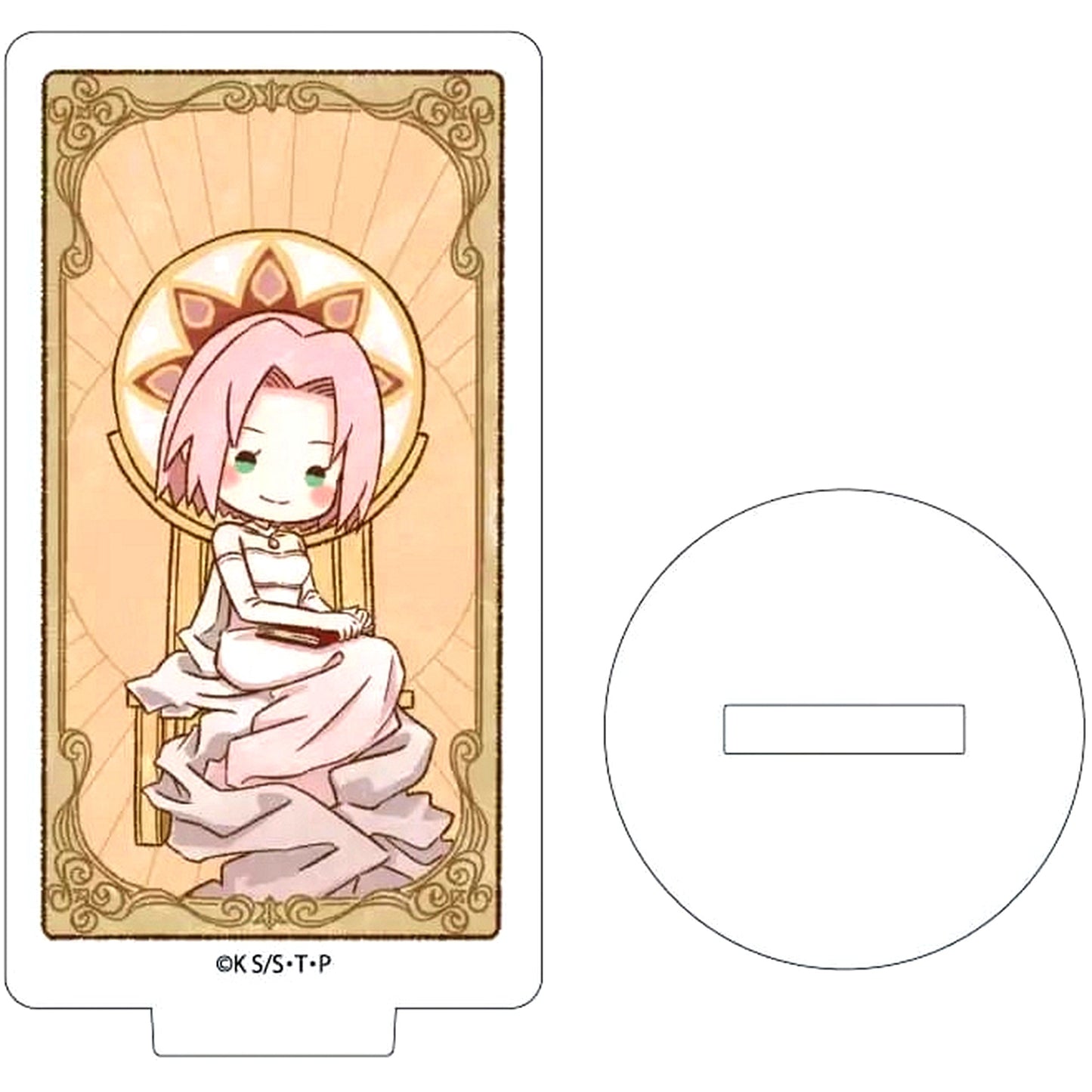 Sakura Haruno Naruto Shippuden 07. Tarot Vol. 1 Ver. GraffArt Illustration Acrylic Petit Stand [USED]
