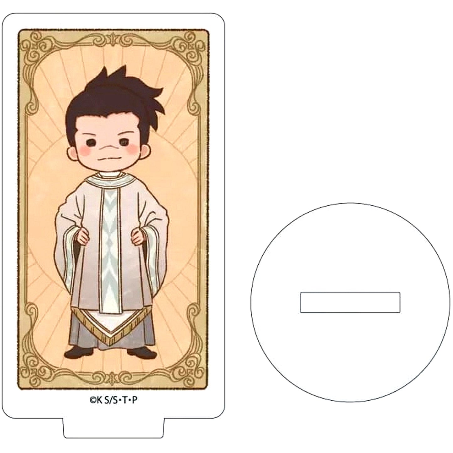 Iruka Umino 07. Tarot Vol. 1 Ver. GraffArt Acrylic Petit Stand Naruto Shippuden [USED]