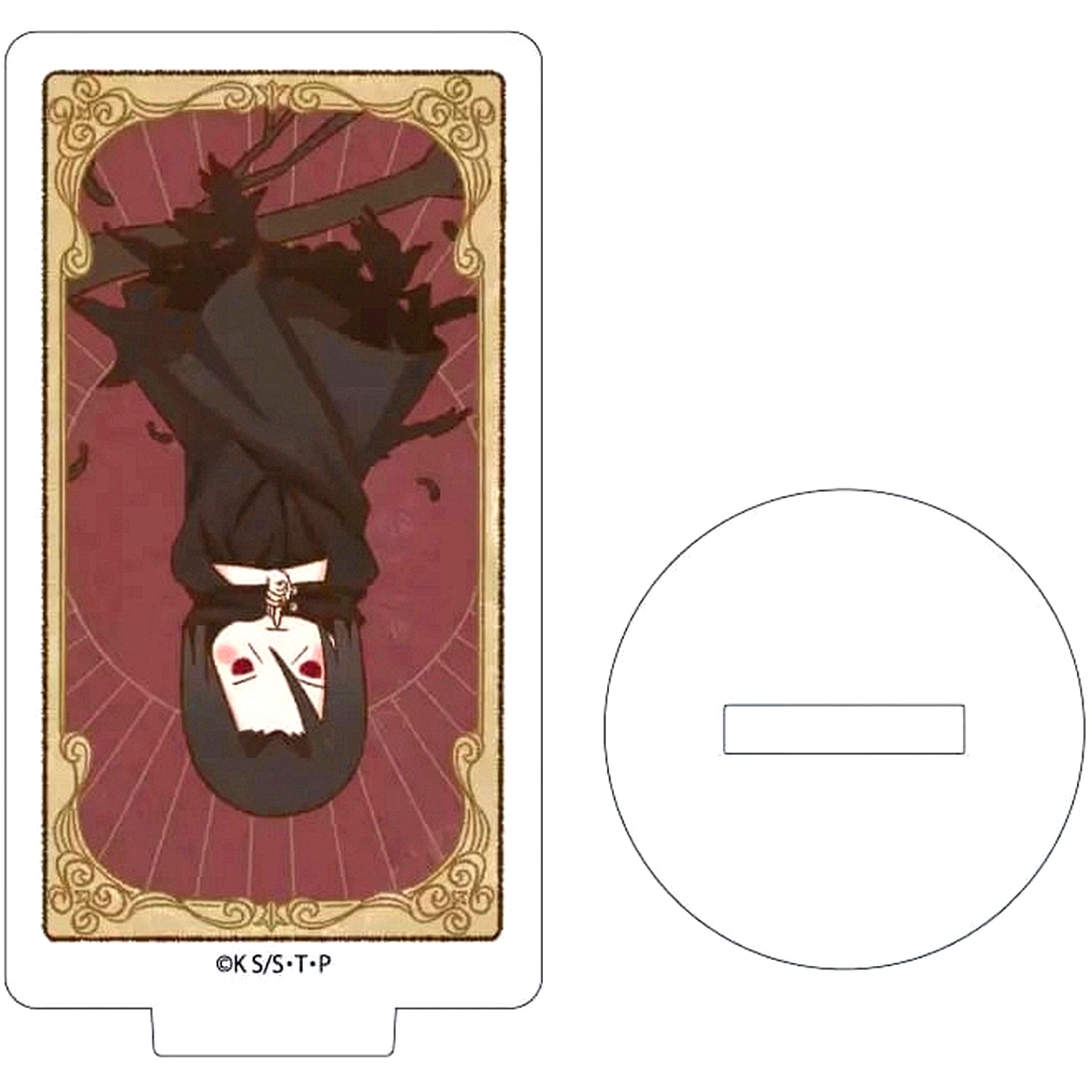 Itachi Uchiha Naruto Shippuden 08. Tarot Vol. 2 Ver. GraffArt Illustration Acrylic Petit Stand [USED]
