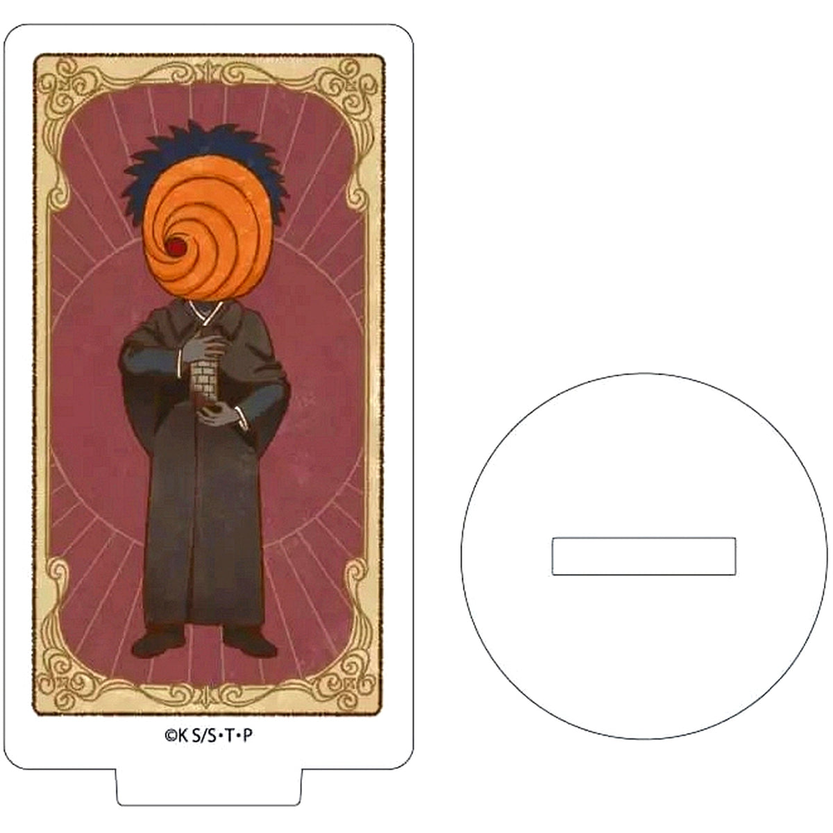 Tobi Acrylic Petit Stand 08 Tarot Wave 2 Ver. Graft Art Illustration Naruto: Shippuden [USED]