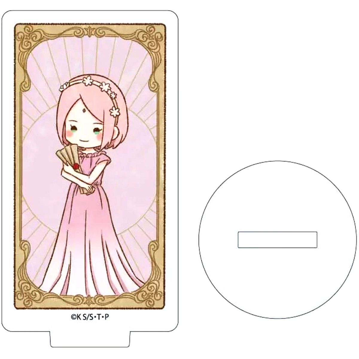 Sakura Haruno Boruto: Naruto Next Generations Acrylic Petit Stand No.09 Tarot 3rd Ver. Graph Art Illustration [USED]