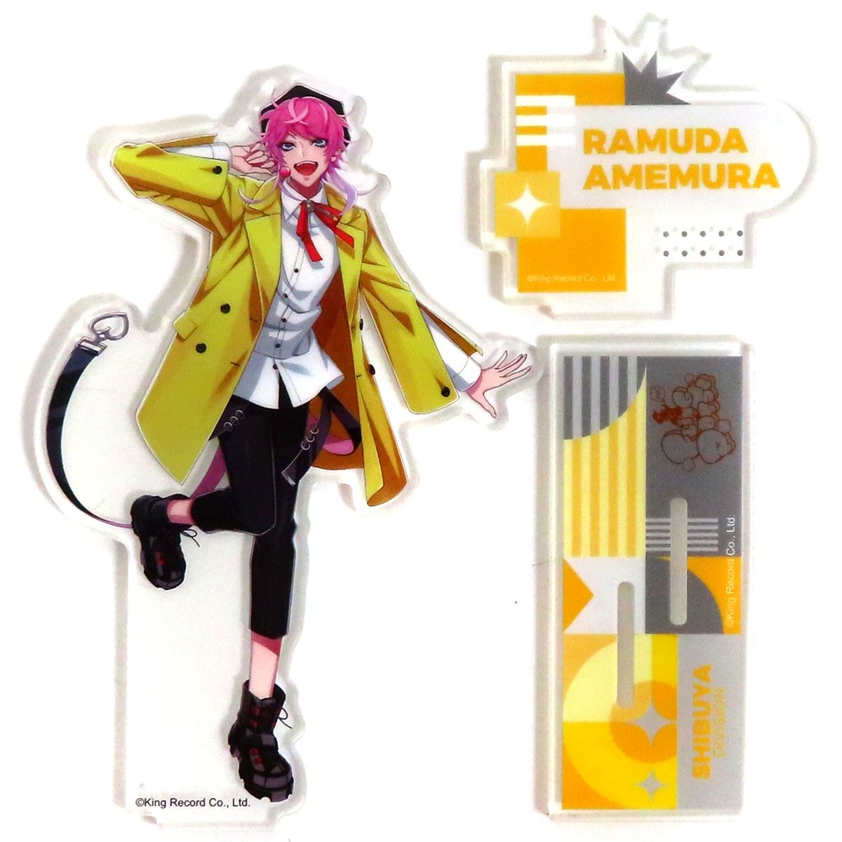 Ramuda Amemura Official Guide Book Plus Series Acrylic Stand Hypnosis Mic: Division Rap Battle x AIMON China Exclusive [USED]