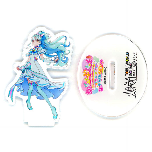 Cure Lillian Wonderful Precure! The Movie A Grand Adventure in a Thrilling Game World! Collaboration Acrylic Stand Tobu World Square [USED]