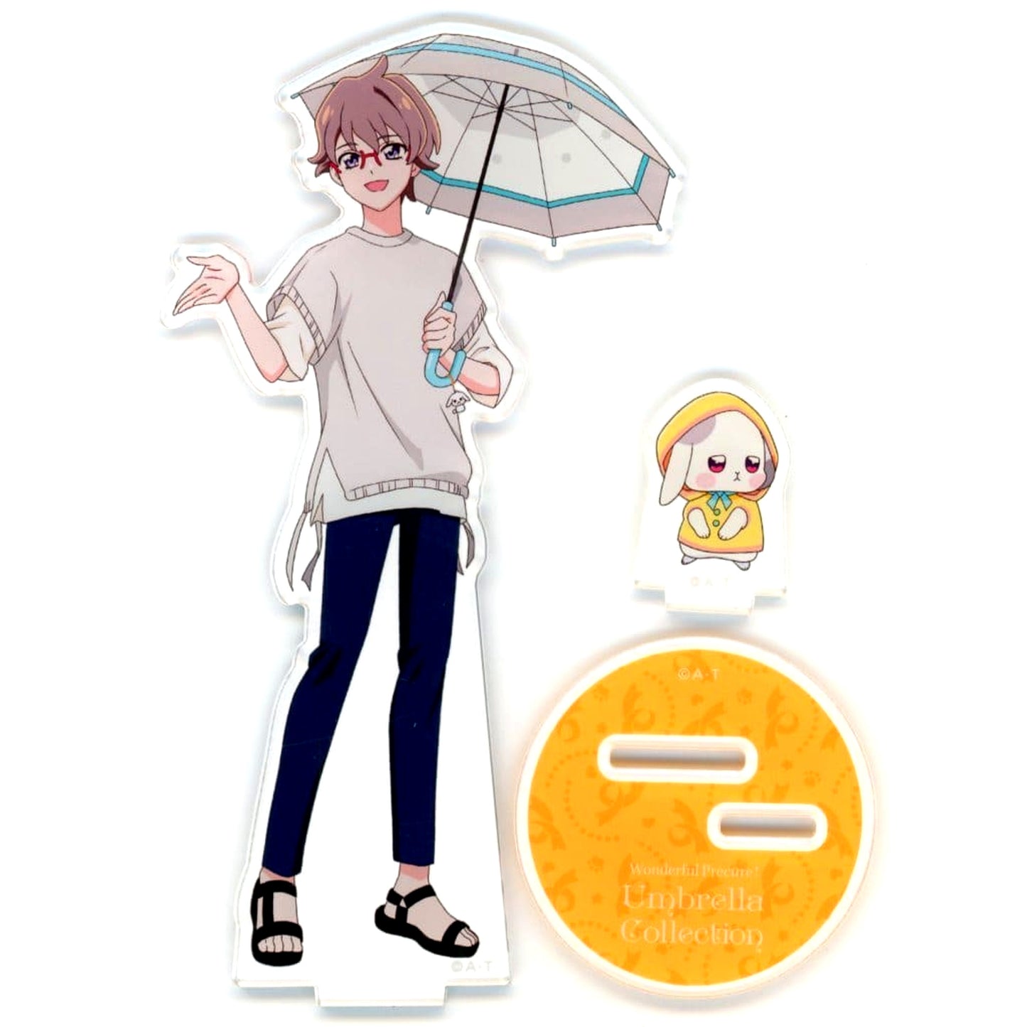 Daifuku Toyama and Satoru Toyama Wonderful Precure Umbrella Collection Acrylic Stand Pretty Store Limited [USED]