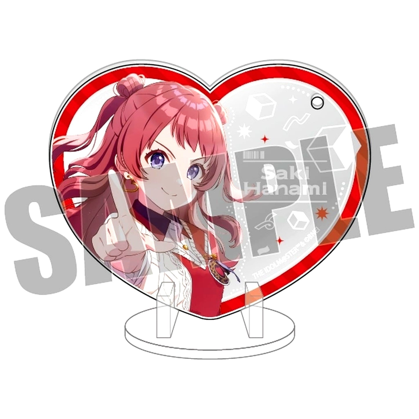 Saki Hanami Gakuen THE IDOLM@STER Picrea Acrylic Keychain & Stand [USED]