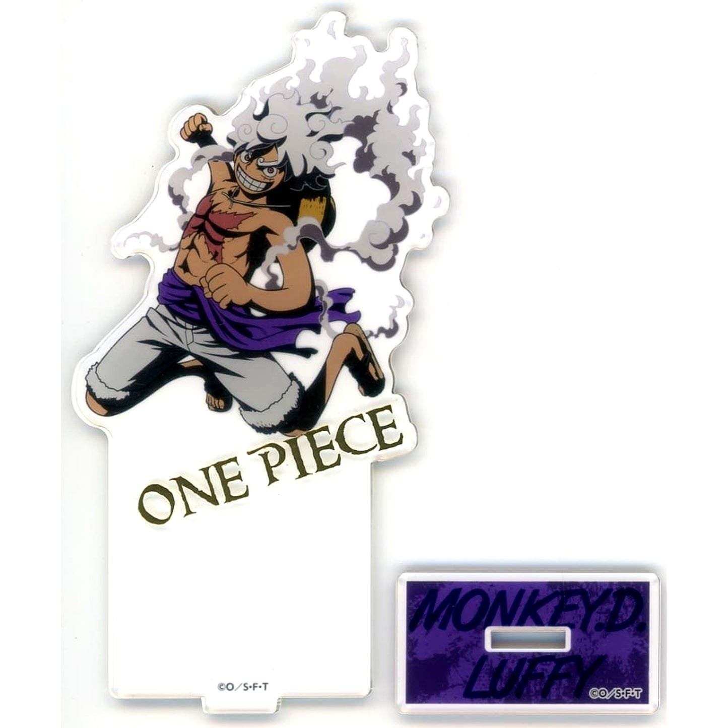 Monkey D. Luffy One Piece Mugiwara Store in Bandai Namco Cross Store 2024 Foil-Stamped Acrylic Stand [USED]