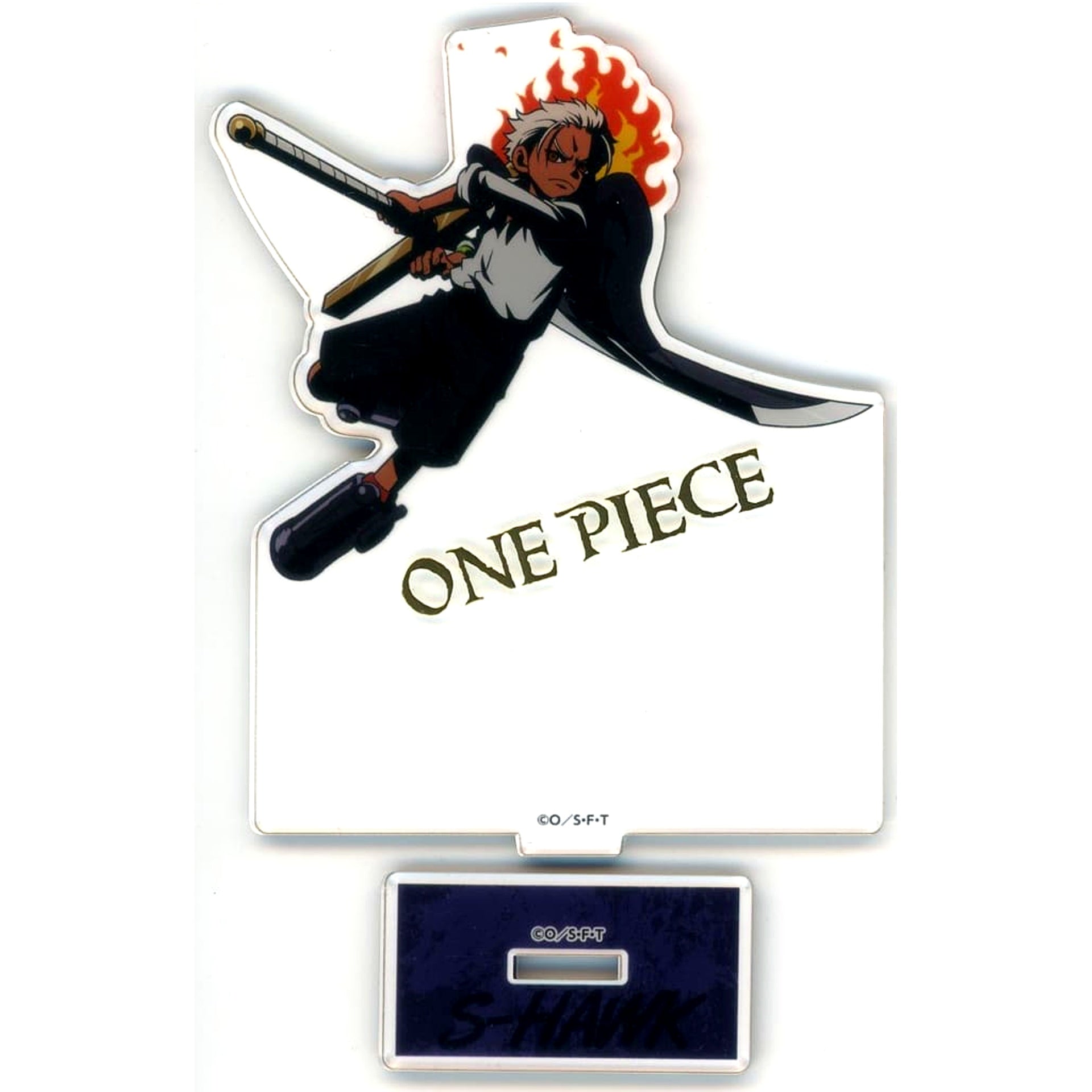 S-Hawk One Piece Mugiwara Store in Bandai Namco Cross Store 2024 Foil-Stamped Acrylic Stand [USED]