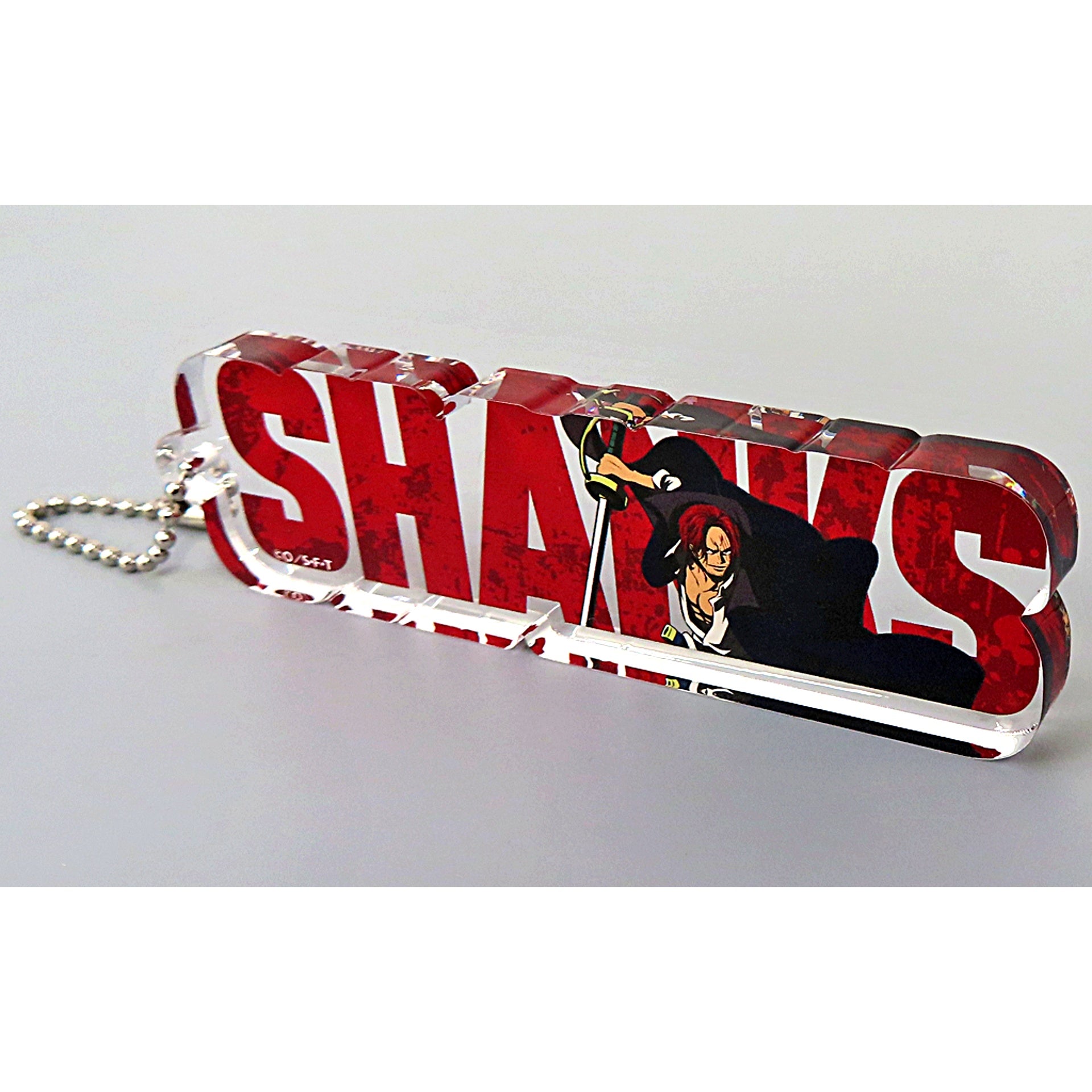 Shanks A Prize One Piece Mugiwara Store in Bandai Namco Cross Store 2024 Departure! Sunny Huge Garapon Acrylic Name Block [USED]