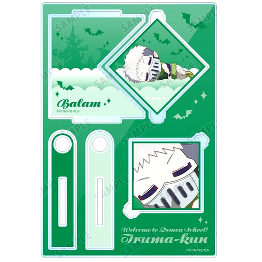 Balam Shichiro Chibicoro Spinning BIG Acrylic Stand Welcome to Demon School! Iruma-kun [USED]