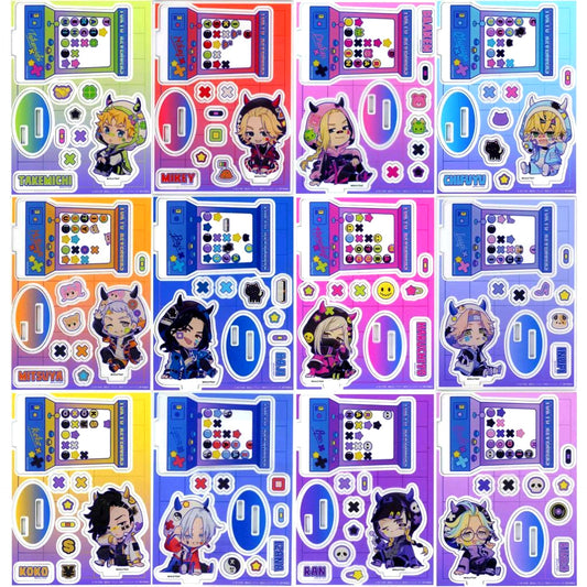 Set of 12 Tokyo Revengers Marukuji Devi Deco Hoodie Series Daikichi Acrylic Diorama [USED]