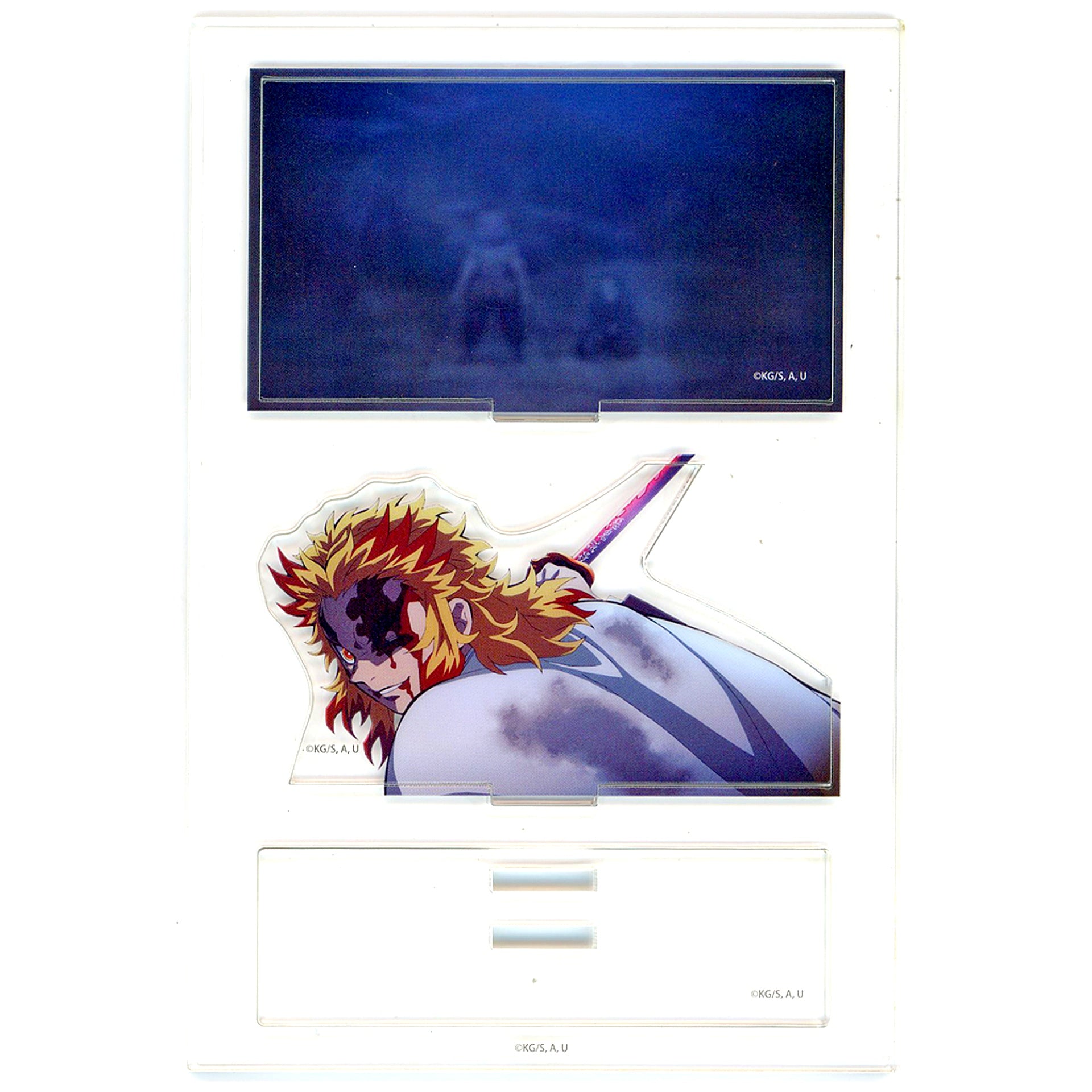 Kyojuro Rengoku - Blood / Nichirin Sword Stance Demon Slayer Mugen Train Arc 4th Anniversary Flame Hashira Kyojuro Rengoku Cafe x ufotable Cafe x Machi Asobi CAFE x ufotable DINING x ufotable CINEMA Random Mini Diorama Acrylic Stand [USED]