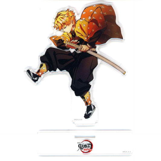 Zenitsu Agatsuma Demon Slayer: Kimetsu no Yaiba Mugen Train Arc 4th Anniversary Flame Hashira Kyojuro Rengoku Cafe x ufotable Cafe x Machi Asobi CAFE x ufotable DINING x ufotable CINEMA 1st Key Visual Random Acrylic Stand [USED]