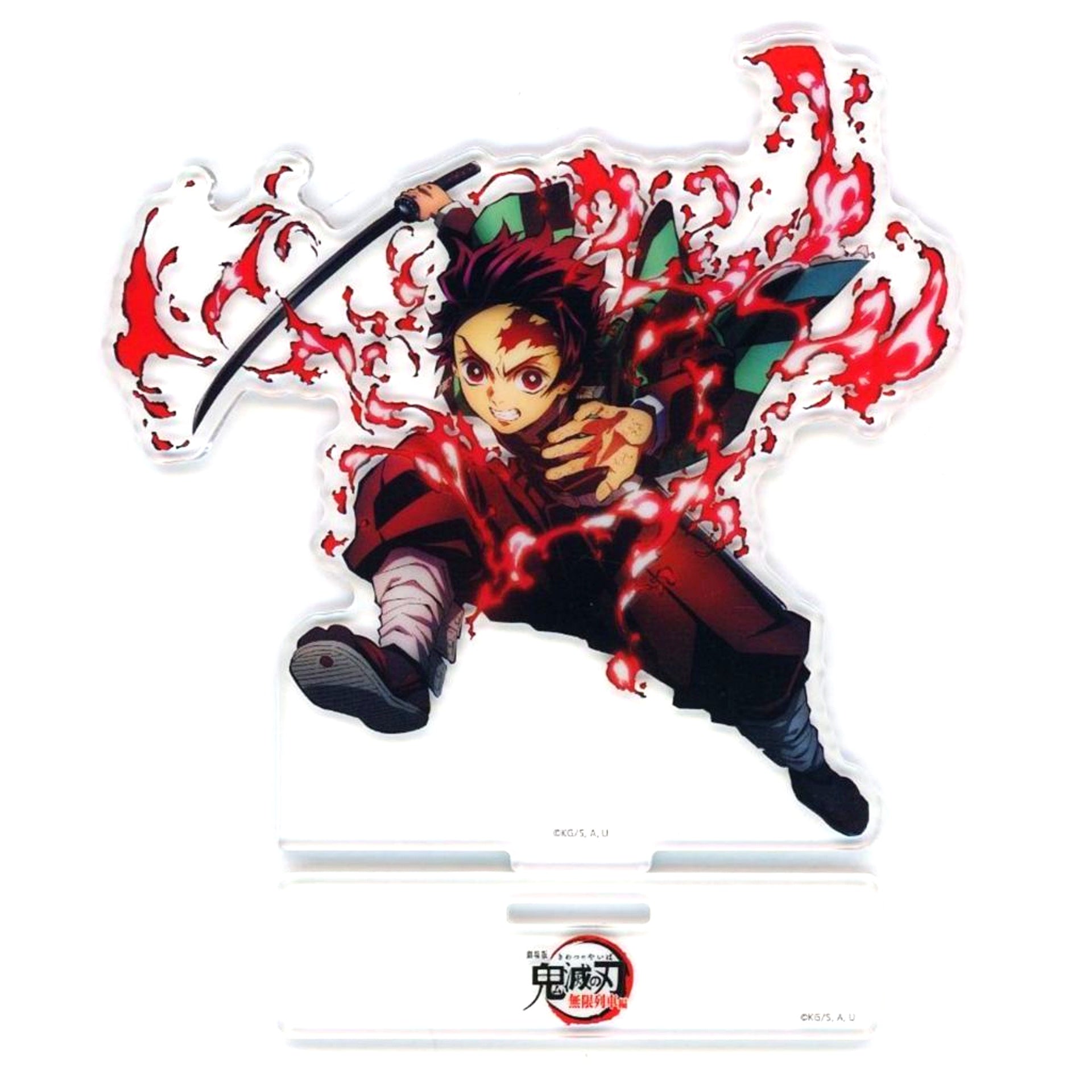 Tanjiro Kamado Demon Slayer Mugen Train Arc 4th Anniversary Flame Hashira Kyojuro Rengoku Cafe x ufotable Cafe x Machi Asobi CAFE x ufotable DINING x ufotable CINEMA 1st Key Visual Random Acrylic Stand [USED]