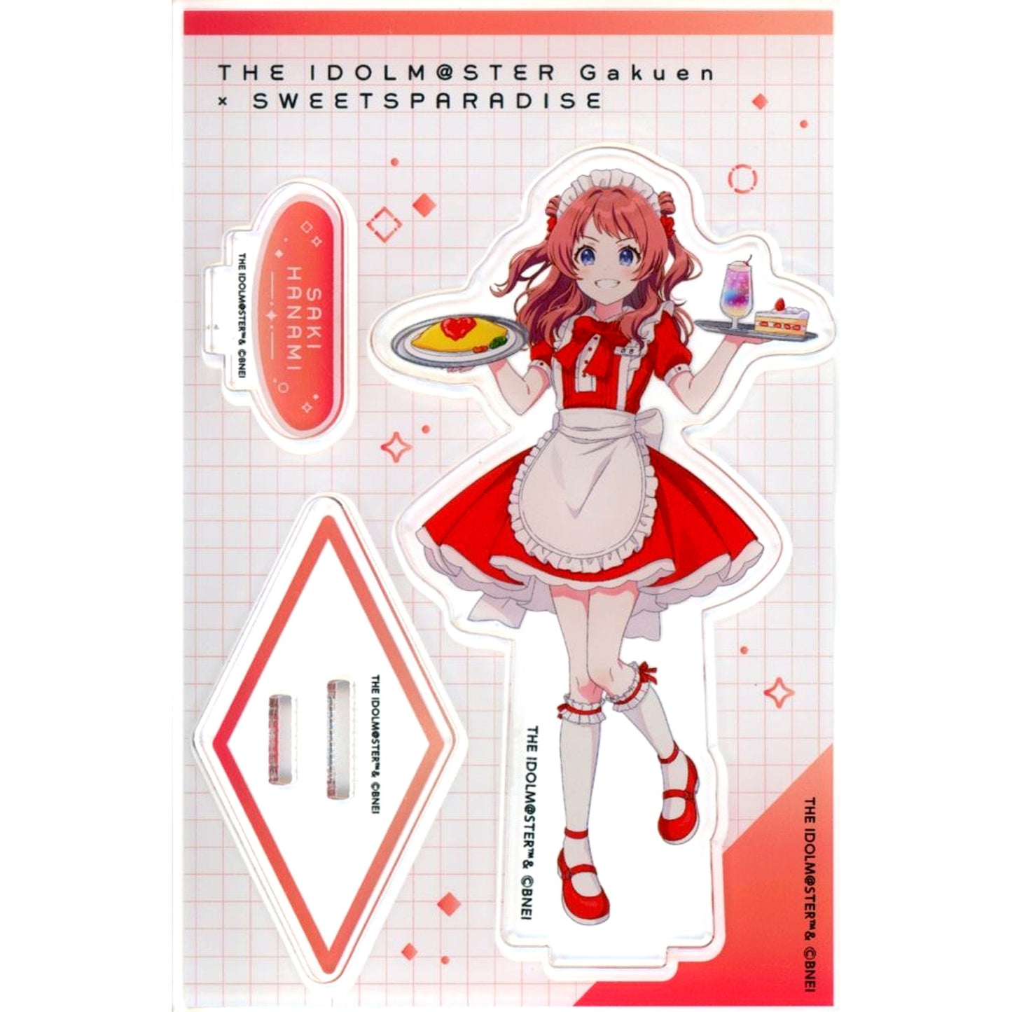 Saki Hanami Gakuen Idolmaster Full Body Acrylic Stand Sweets Paradise Part 2 [USED]