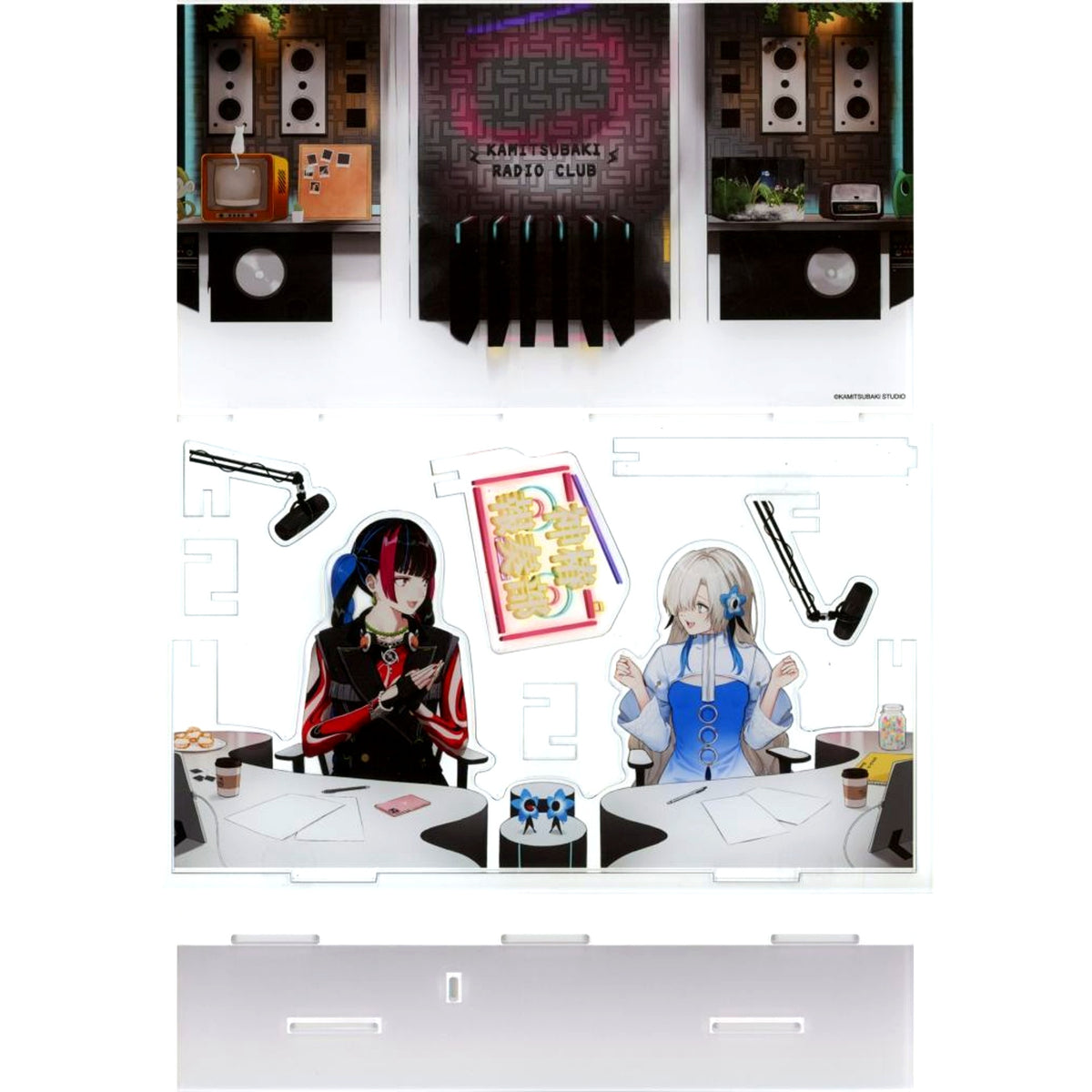 Harusaruhi x Isekaijoucho Kamitsubaki Housoubu Studio Kamitsubaki Radio Club Virtual Mini Live Acrylic Diorama [USED]