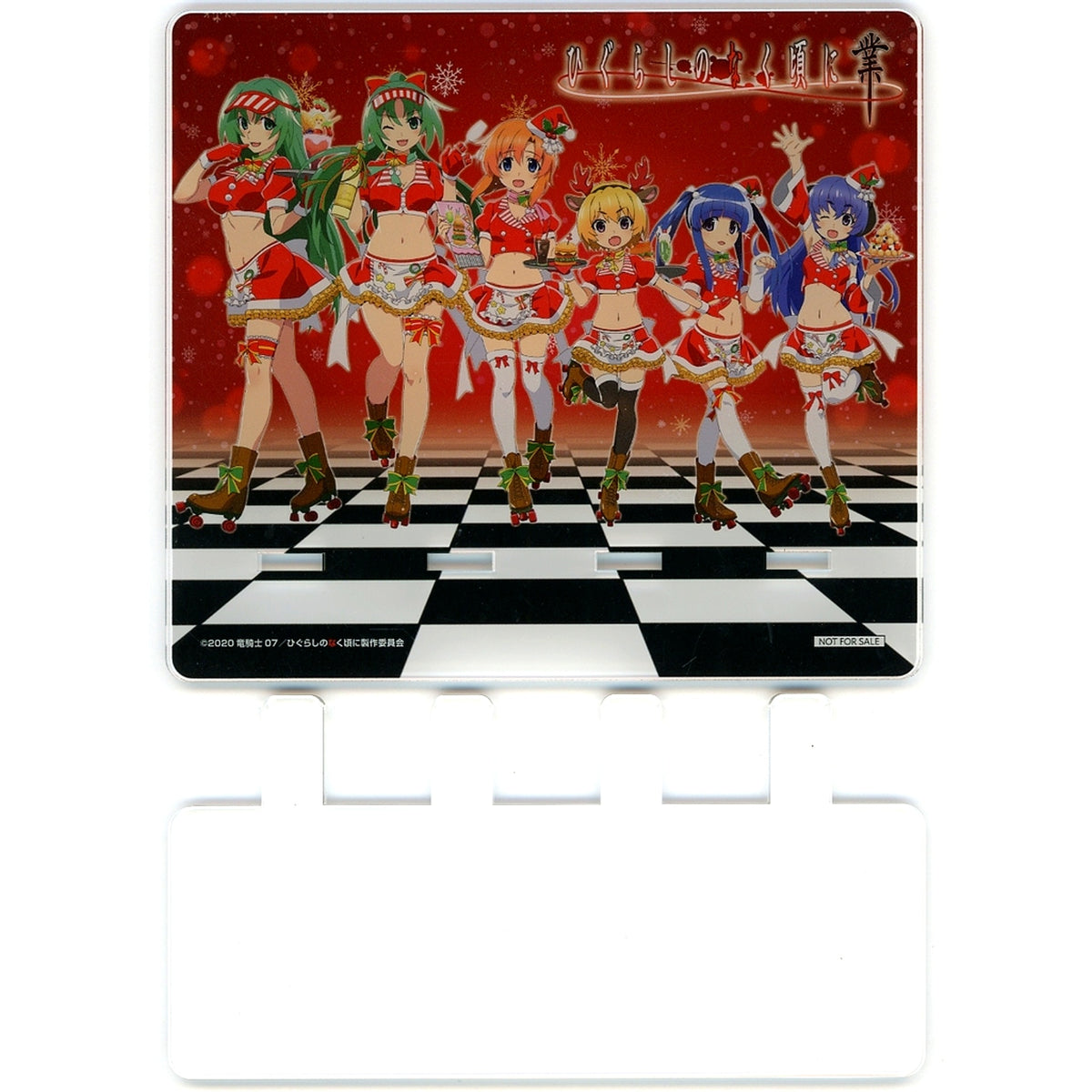 All Characters Higurashi When They Cry Gou Acrylic Panel WEB Kuji Hinamizawa Xmas Diner More Chance Winning Prize [USED]
