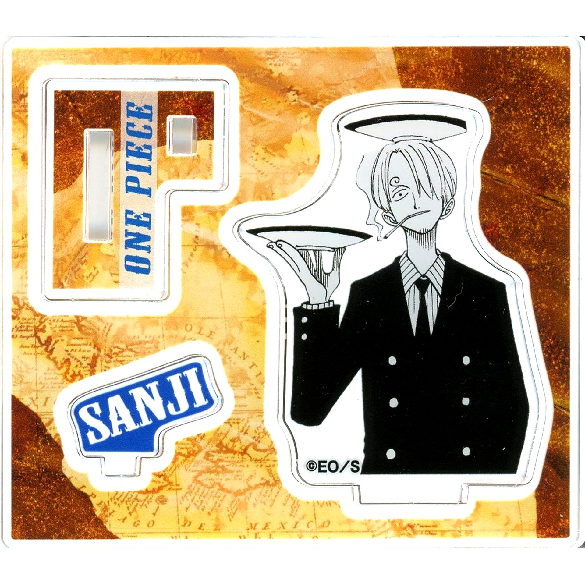 Sanji Plate One Piece Acrylic Figure Collection HEROES Sanji Vol. 1 [USED]