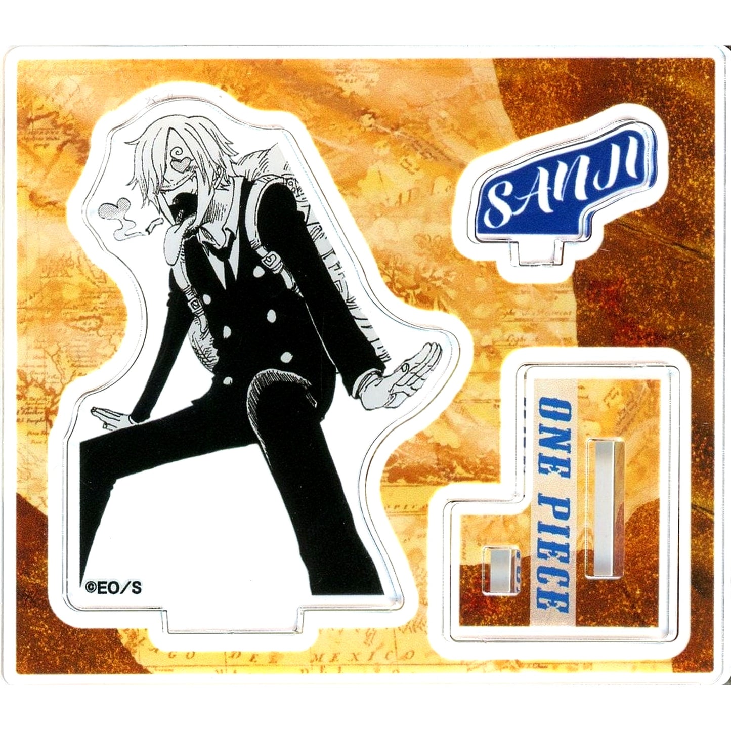 Sanji Heart Acrylic Figure Collection HEROES Sanji Vol.1 One Piece [USED]