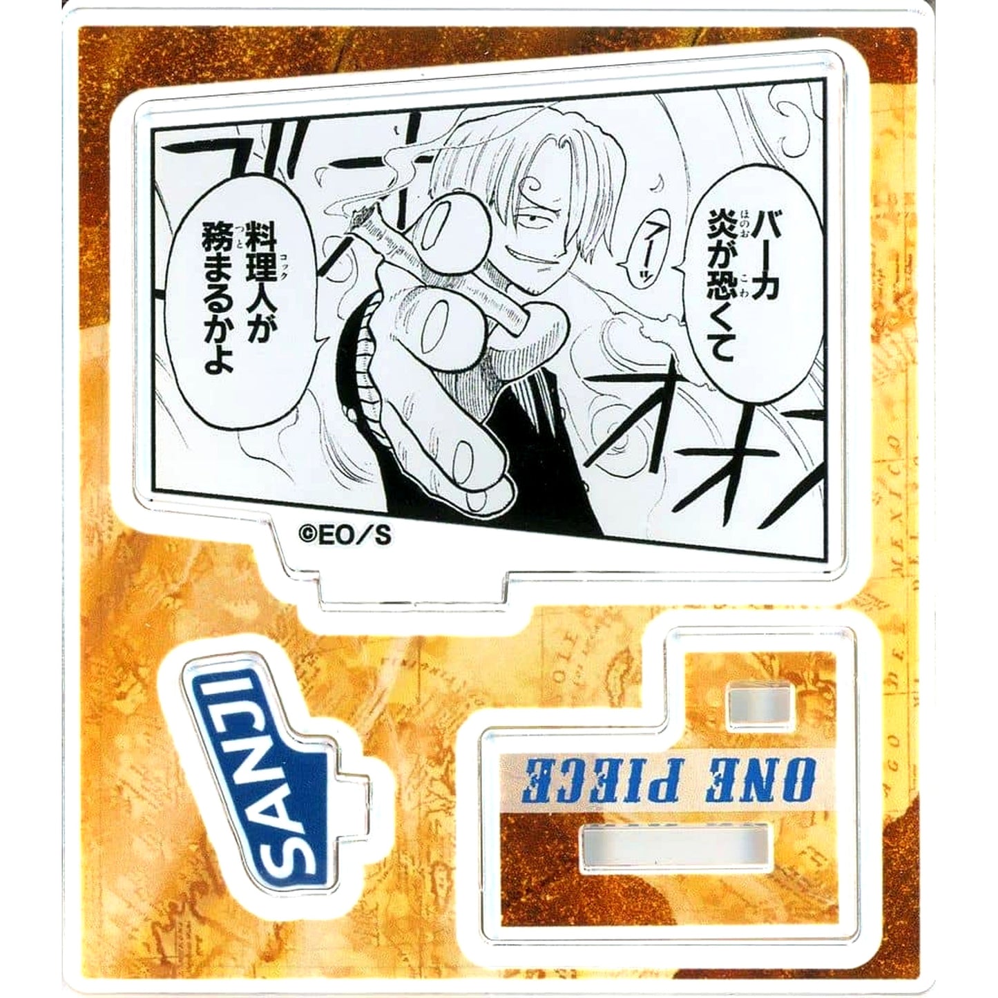 Sanji One Piece Acrylic Figure Collection HEROES Sanji Vol.1 Quote Idiot [USED]