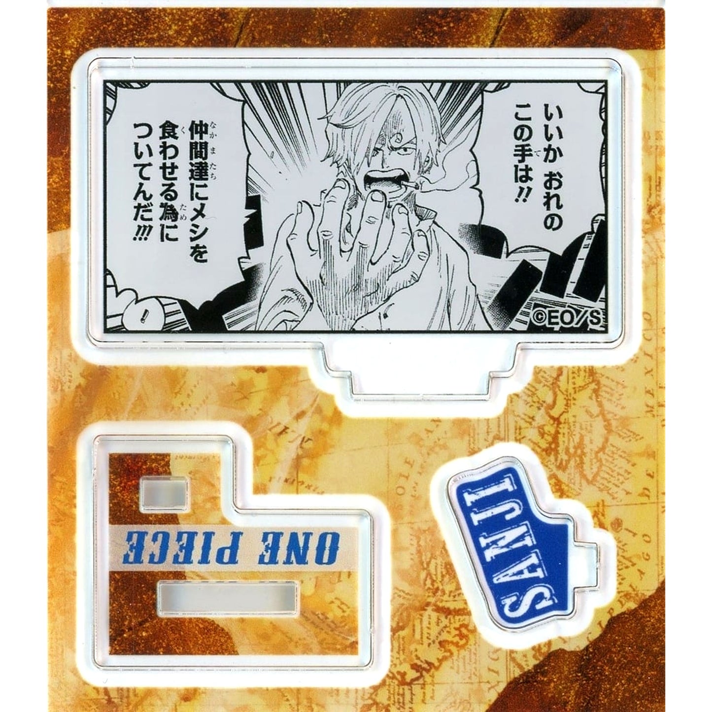 Sanji Listen My Hands Are One Piece Acrylic Figure Collection HEROES Sanji Vol. 1 [USED]