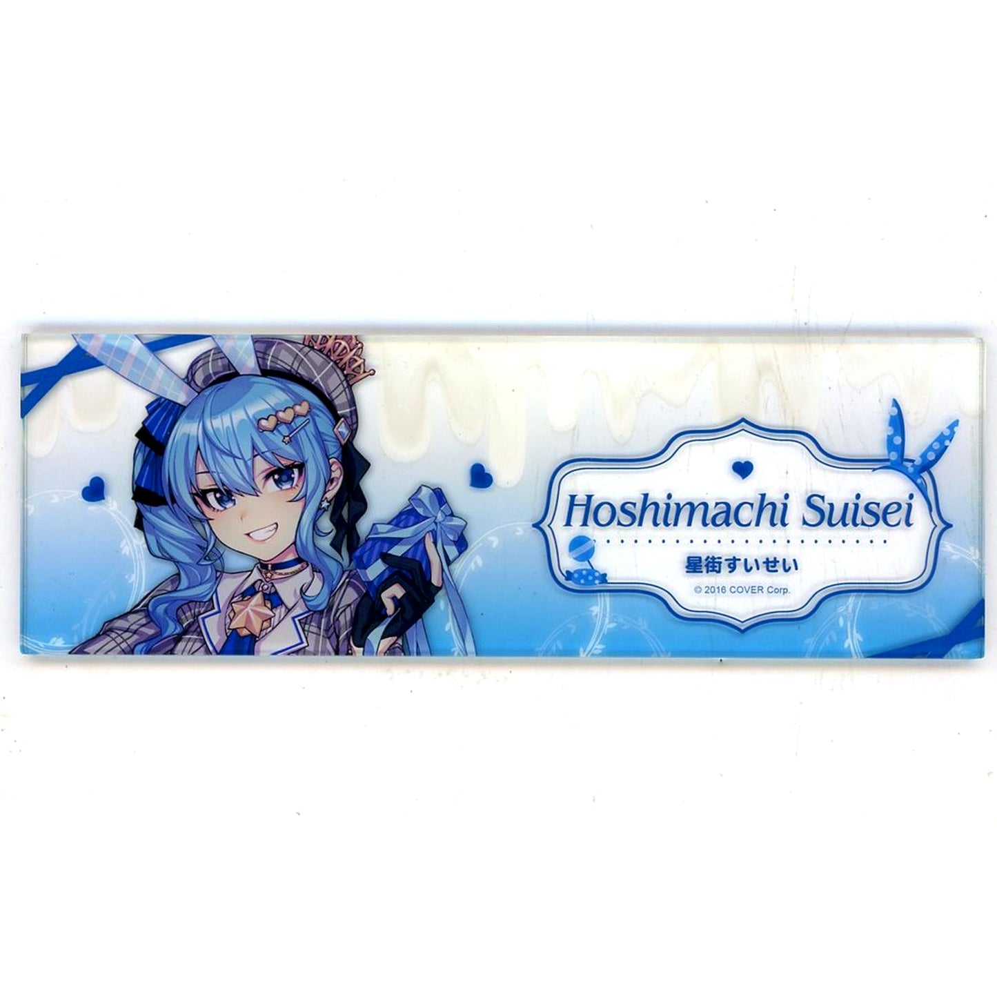 Hoshimachi Suisei VTuber Hololive Hologram Aurora Acrylic Stand Square Hololive Meet x Taipei POP UP STORE [USED]