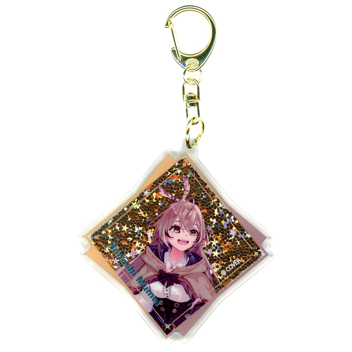 Nanashi Mumei Hololive English -Promise- Sequin Keychain Half Anniversary [USED]