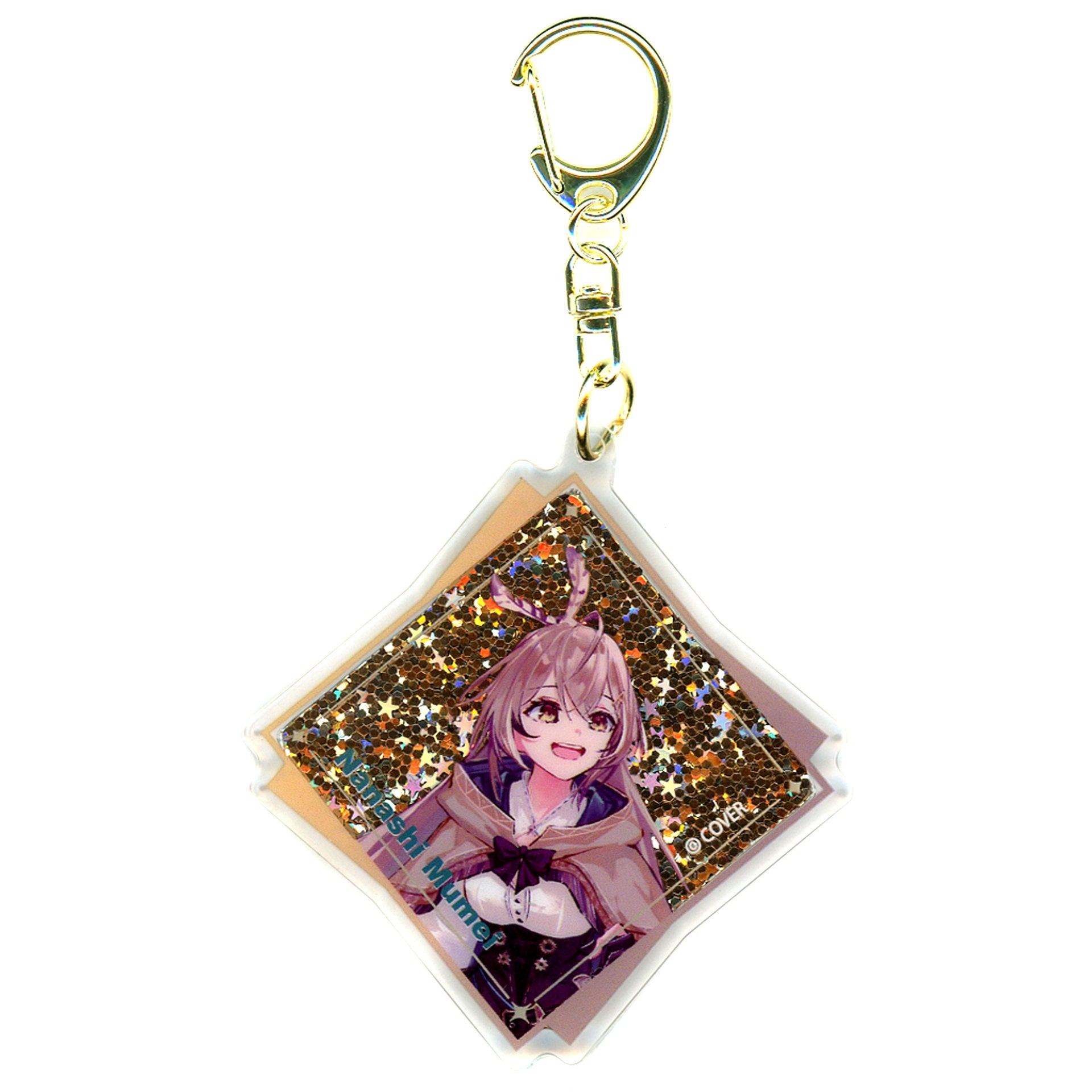 Nanashi Mumei Hololive English -Promise- Sequin Keychain Half Anniversary [USED]