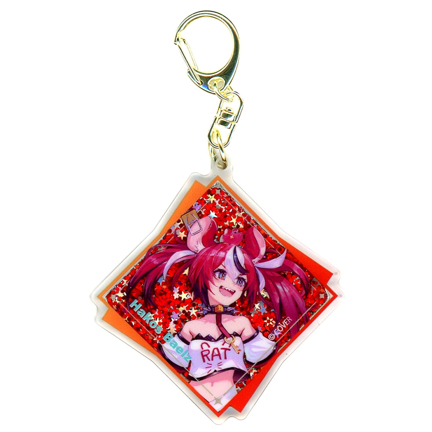 Hakos Baelz Hololive English -Promise- Sequin Keychain Half Year Anniversary [USED]
