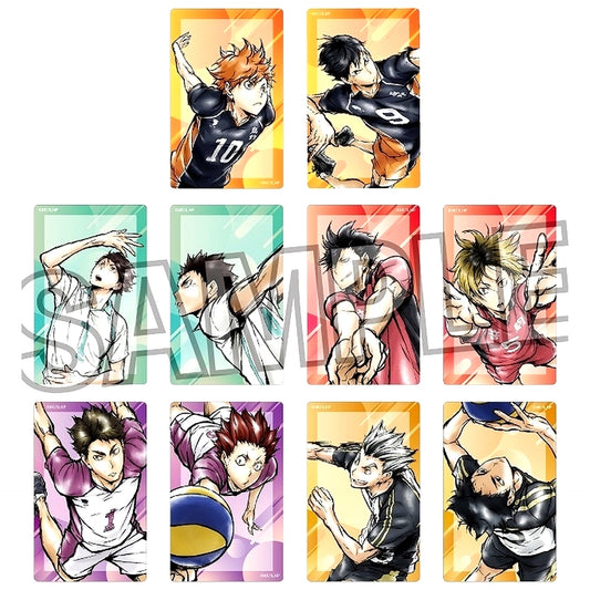 Set of 10 Haikyu!! Trading Acrylic Plate Fierce Battle!! [USED]