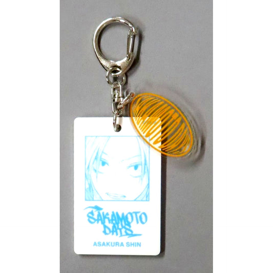 Shin Asakura Sakamoto Days White Acrylic Keychain [USED]