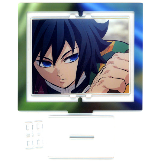 Giyu Tomioka Close-up & Sanemi Shinazugawa Close-up Demon Slayer Hashira Training Arc ufotable Cafe Machi Asobi CAFE Real-Time Cafe Second Run 3rd Term Ep 7 Giyu and Sanemi's Training Random Rotating Acrylic Stand [USED]