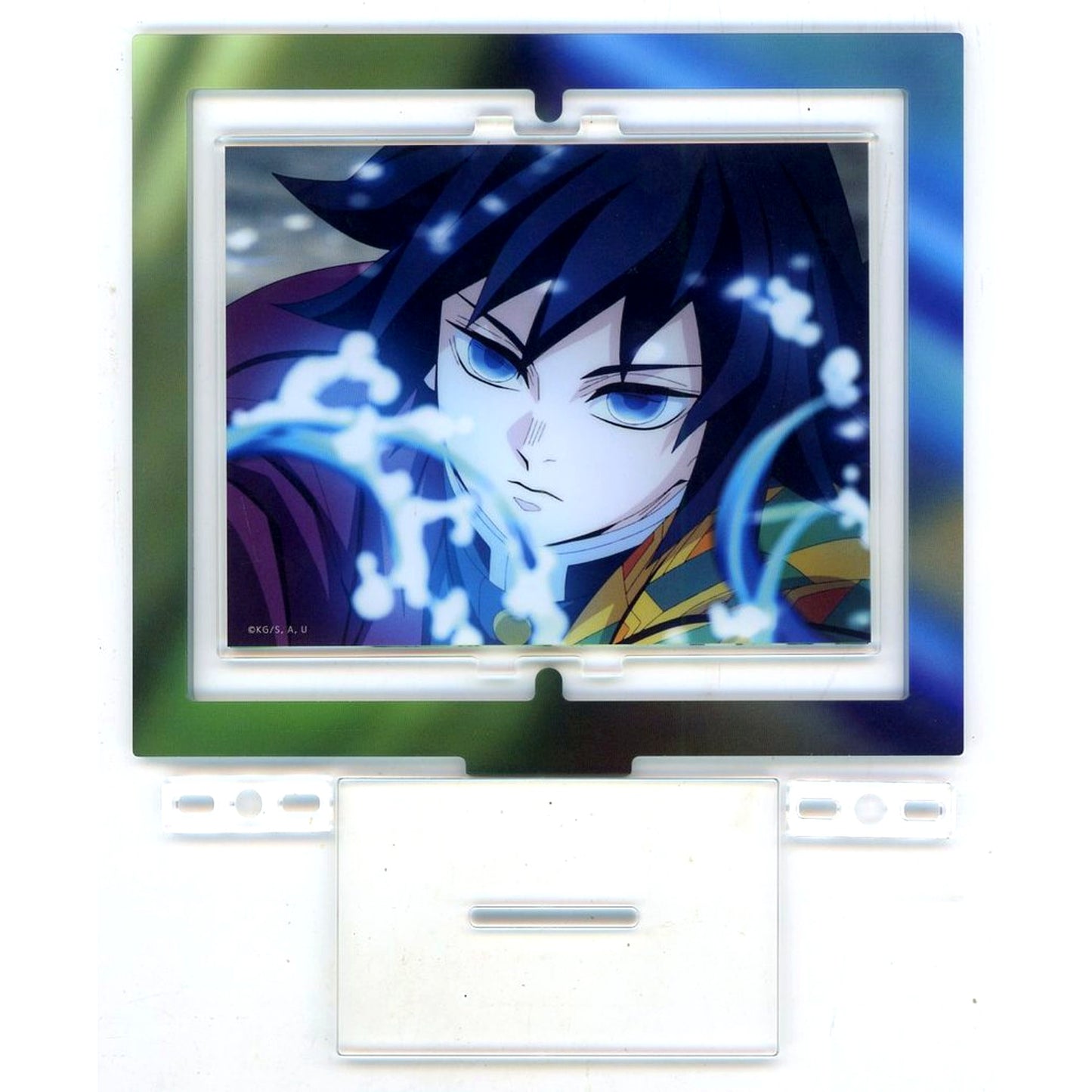 Giyu Tomioka Water Breathing & Sanemi Shinazugawa Wind Breathing Demon Slayer Hashira Training Arc ufotable Cafe Machi Asobi CAFE Real-Time Cafe Second Run 3rd Term Ep 7 Giyu and Sanemi's Training Random Rotating Acrylic Stand [USED]