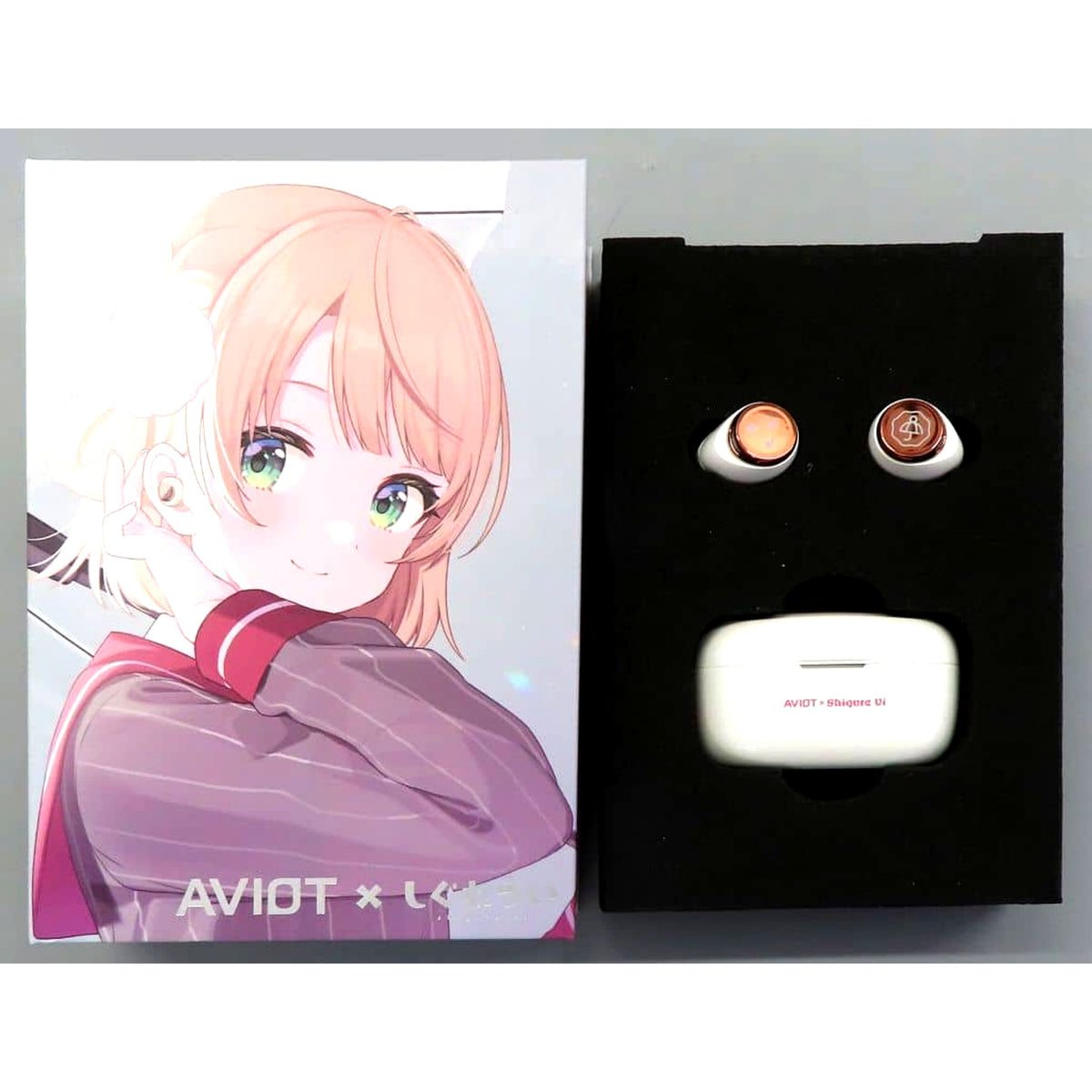 Ui Shigure Virtual YouTuber Wireless Earbuds TE-D01v-SGR x AVIOT [USED]