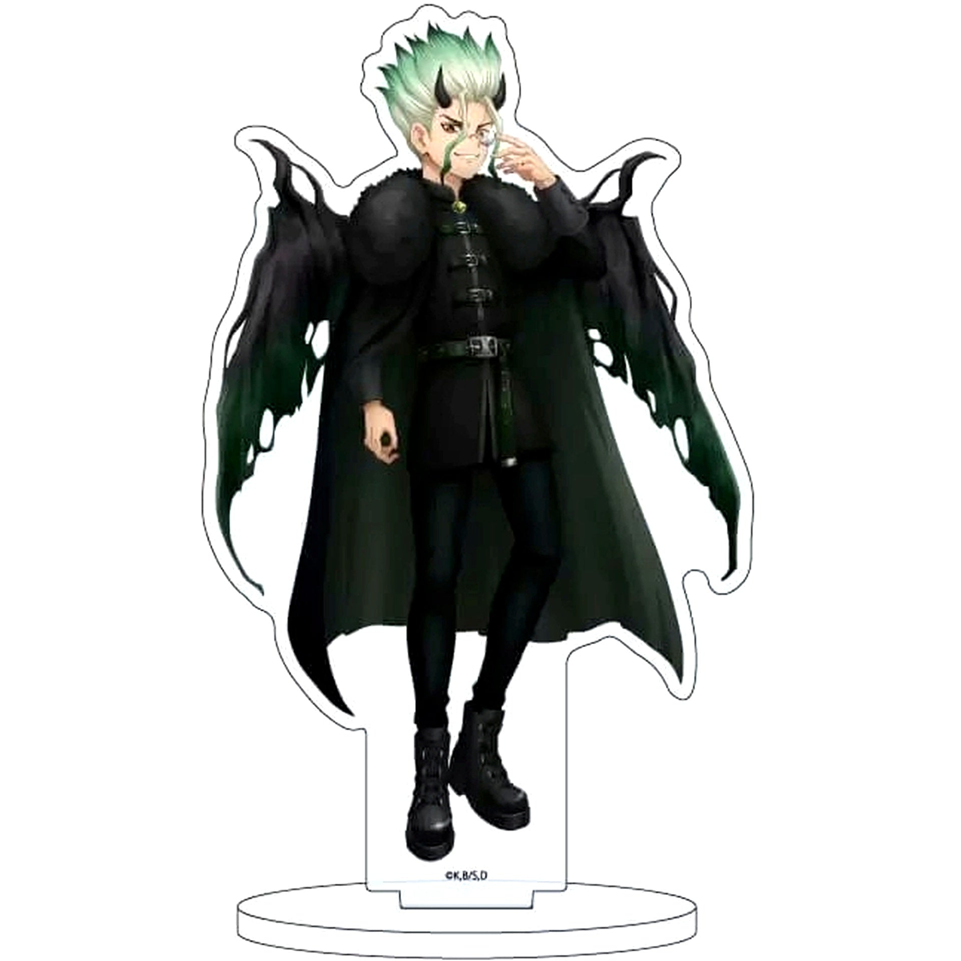 43. Senku Ishigami - Newly Drawn Illustration Acrylic Stand Devil Style Ver. Dr. Stone [USED]