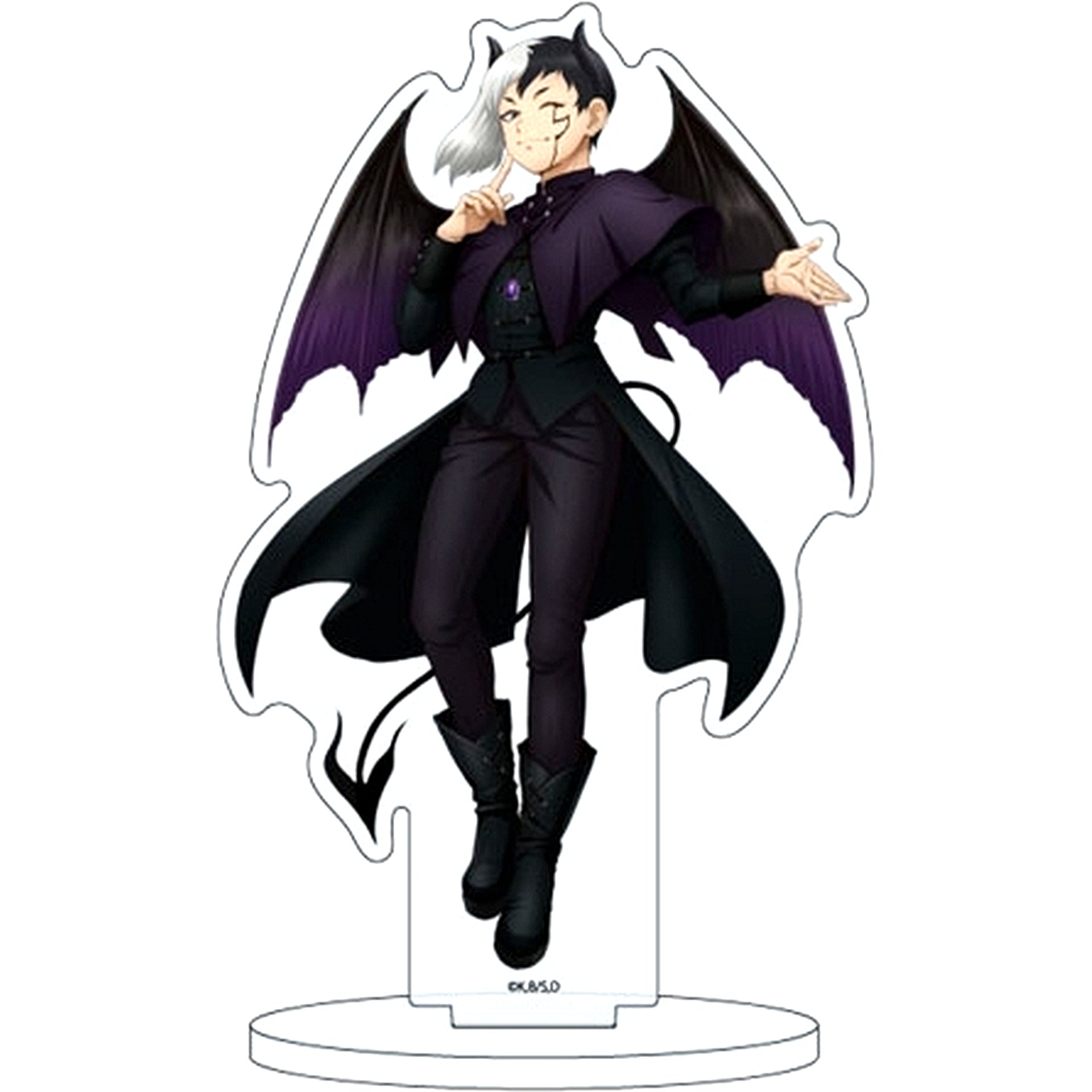44. Gen Asagiri - Newly Drawn Illustration Acrylic Stand Devil Style Ver. Dr. Stone [USED]