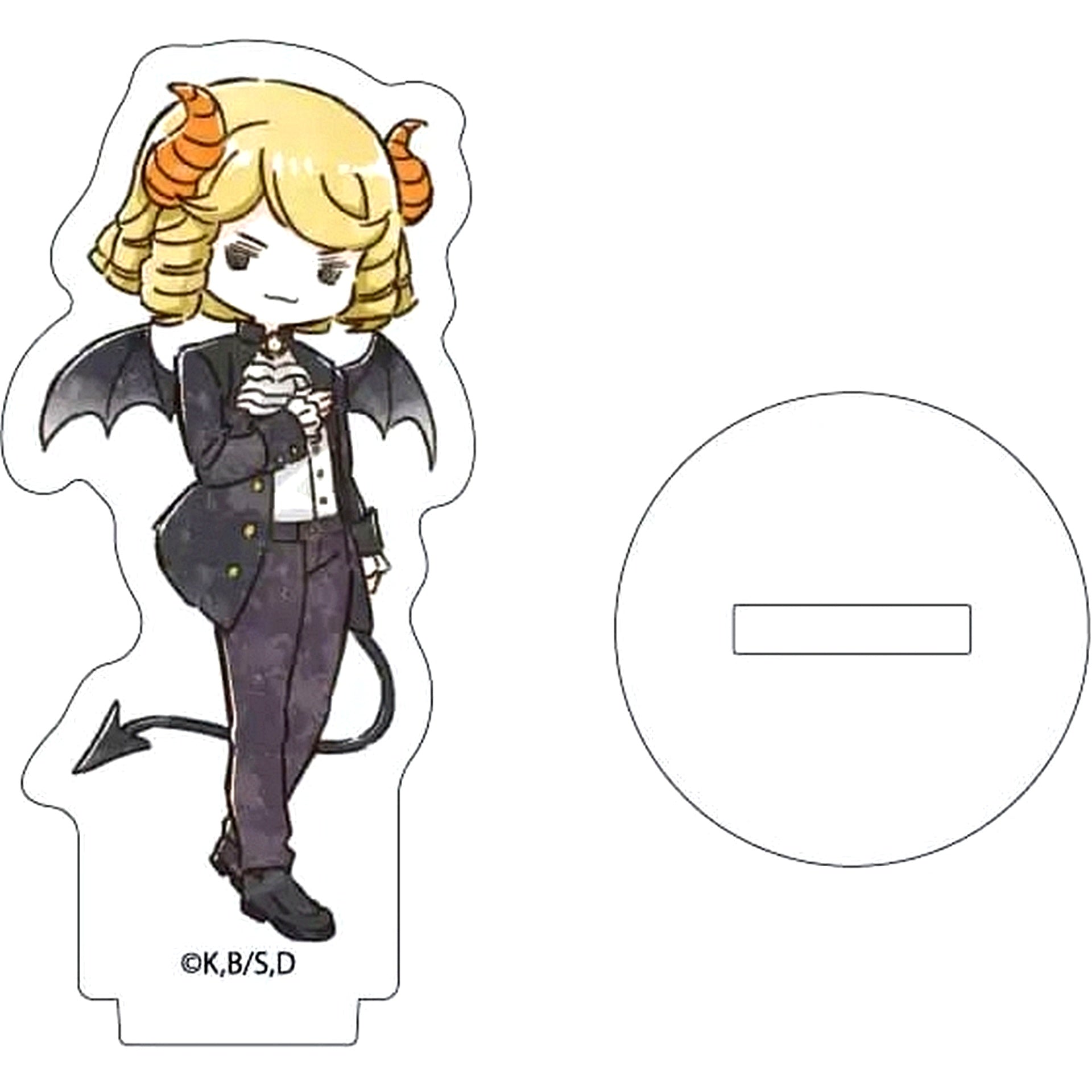 Francois Dr. Stone Acrylic Petit Stand 15. Devil Style Ver. GraffArt Illustration [USED]