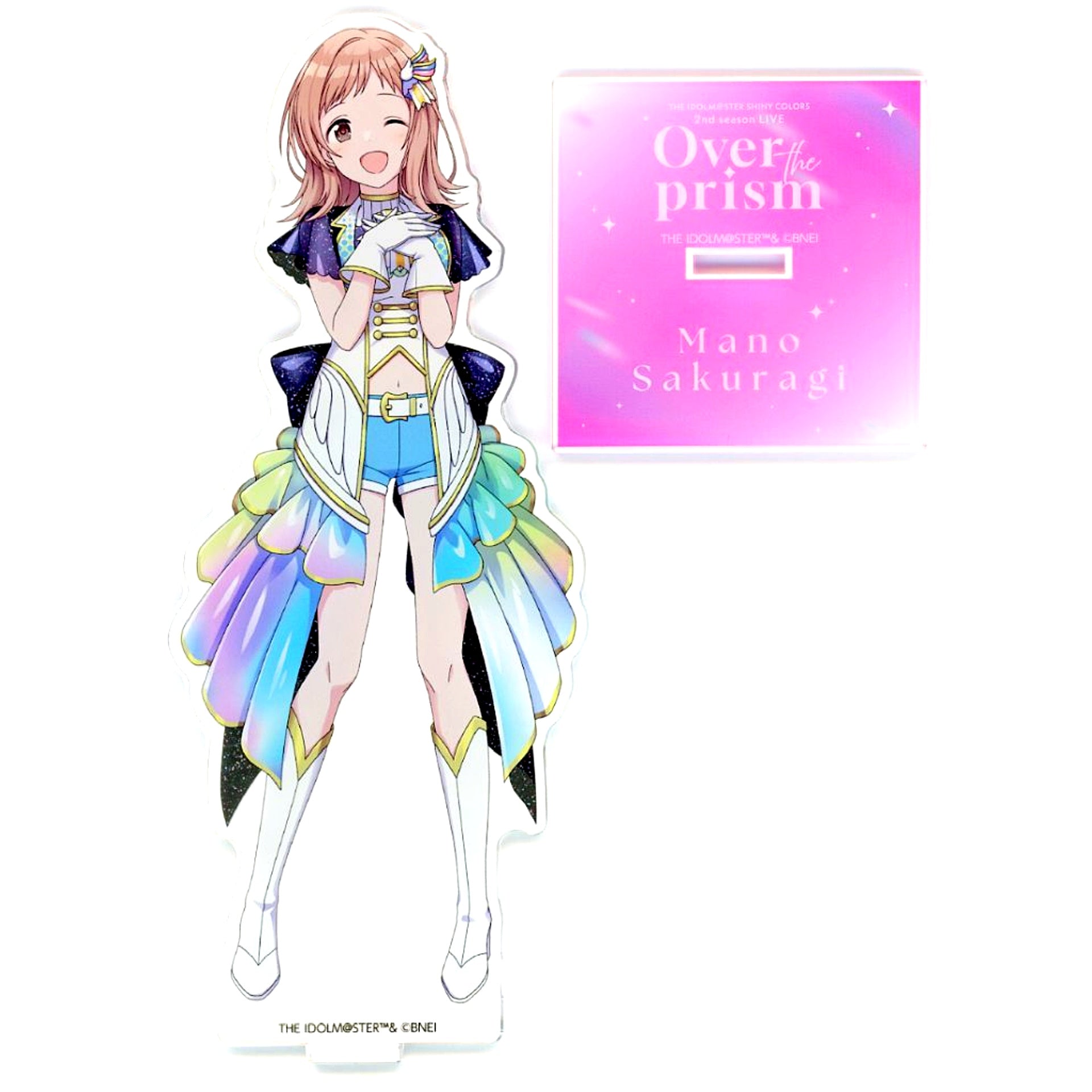 Mano Sakuragi Over the prism Ver. Official Acrylic Stand The Idolmaster Shiny Colors [USED]
