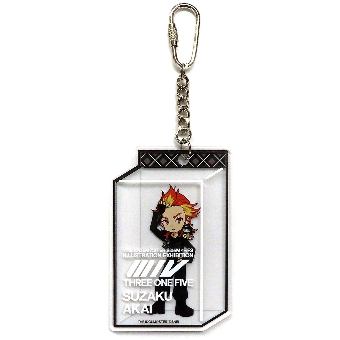 Suzaku Akai The Idolm@ster SideM Acrylic Charm Mini FiFS Illustration Exhibition Three One Five VOL.3 [USED]