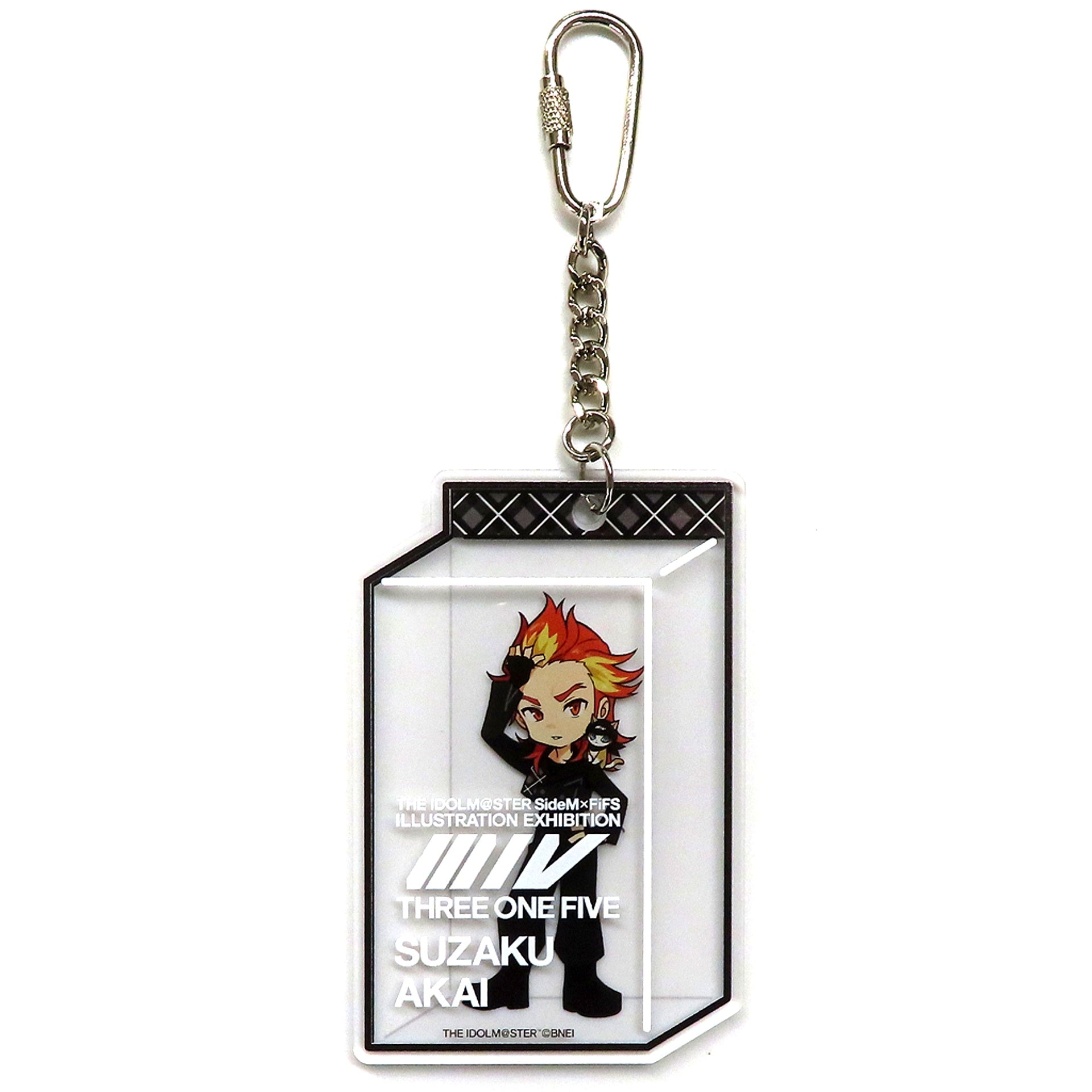 Suzaku Akai The Idolm@ster SideM Acrylic Charm Mini FiFS Illustration Exhibition Three One Five VOL.3 [USED]