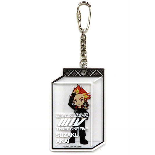 Suzaku Akai The Idolm@ster SideM Acrylic Charm Mini FiFS Illustration Exhibition Three One Five VOL.3 [USED]