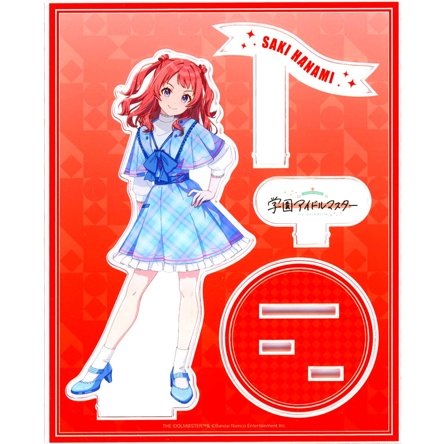 Saki Hanami Gakuen Idolmaster Acrylic Stand FAM Kuji Online Prize B-1 [USED]