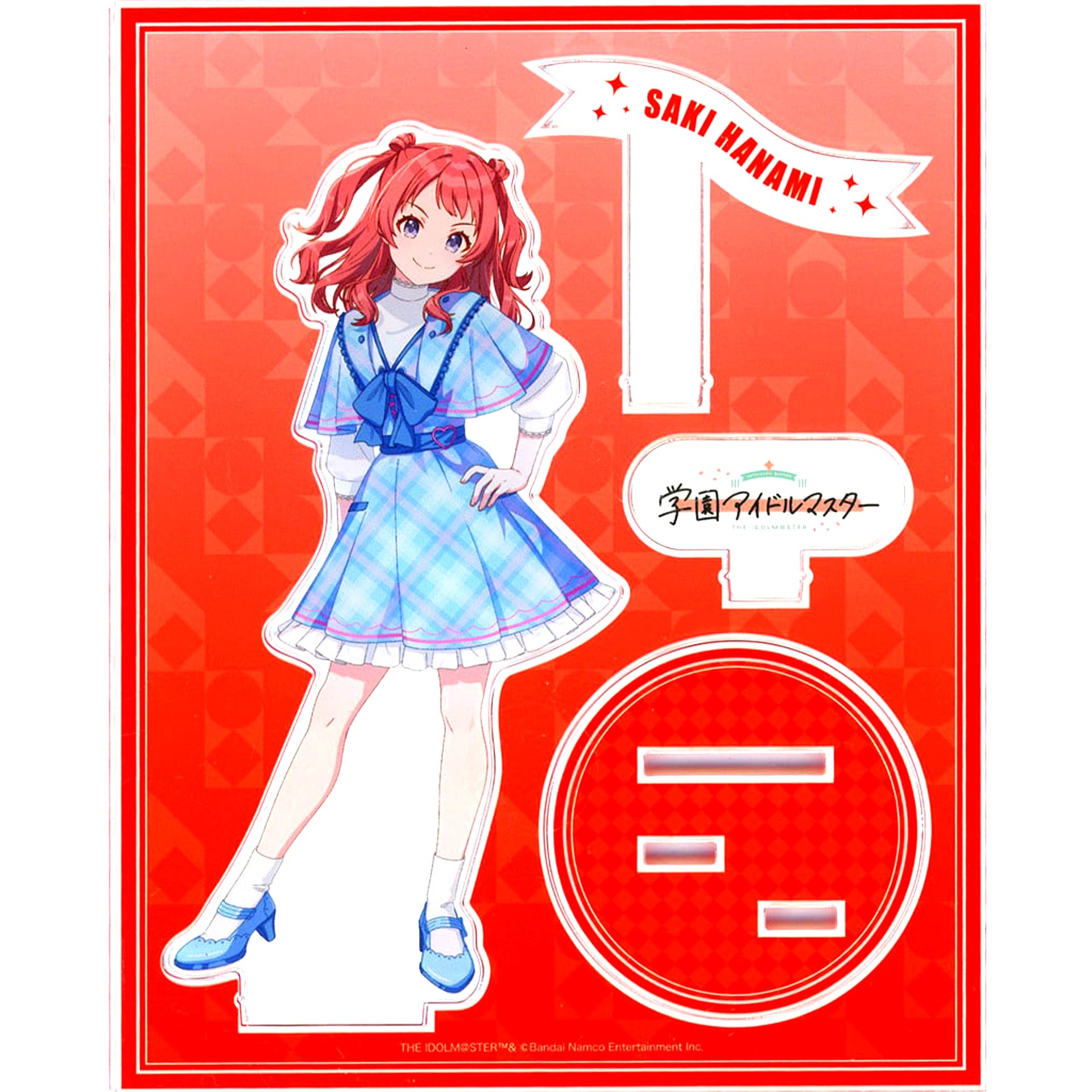 Saki Hanami Gakuen Idolmaster Acrylic Stand FAM Kuji Online Prize B-1 [USED]
