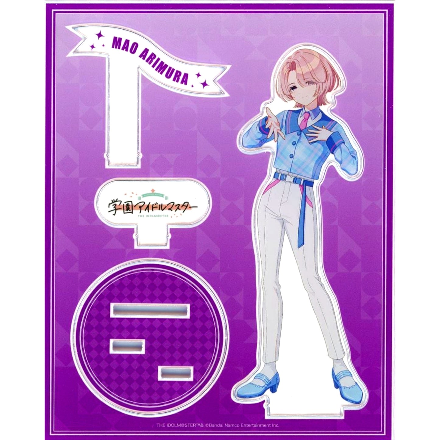 Mao Arimura Gakuen Idolmaster Acrylic Stand FAM Kuji Online Prize B-4 [USED]