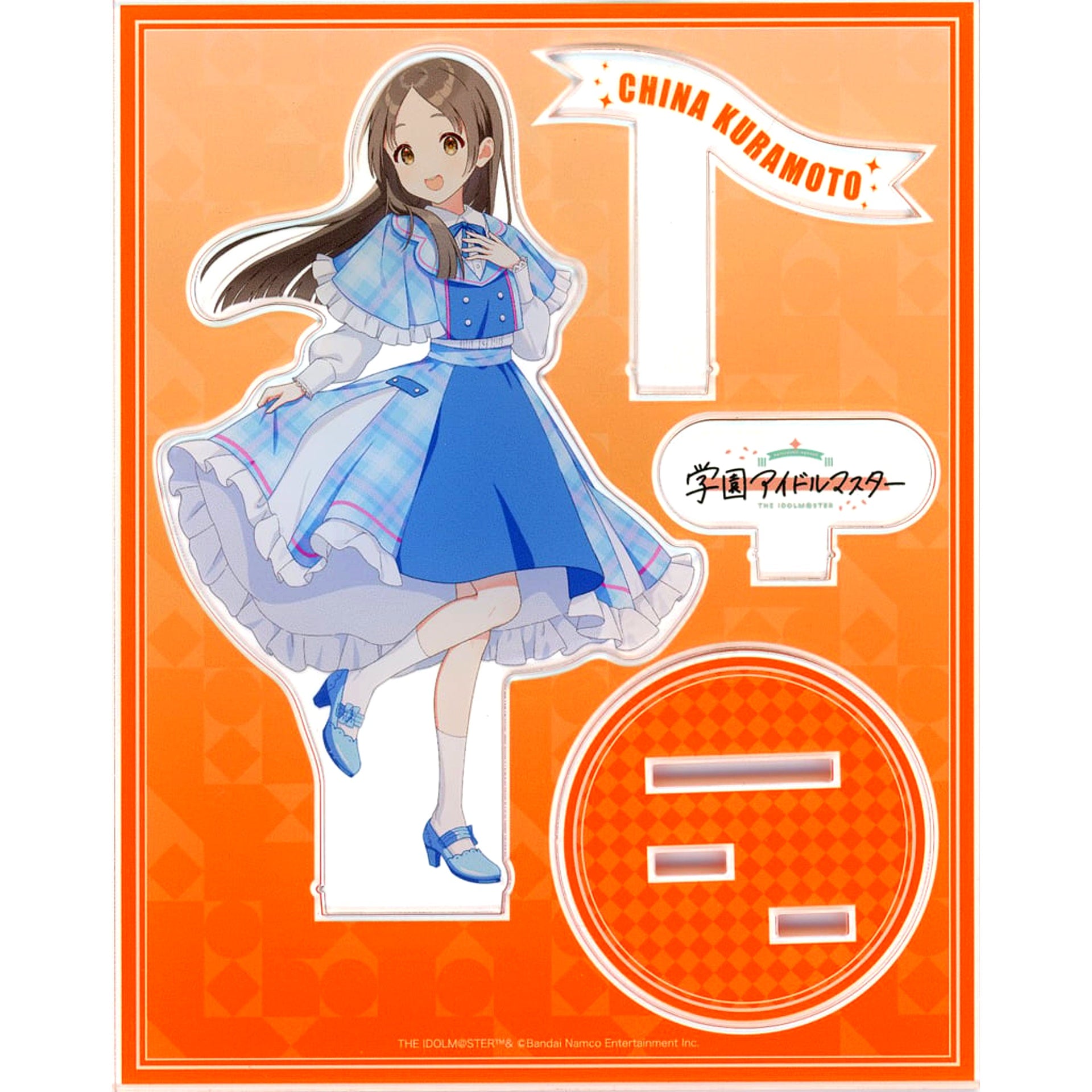 China Kuramoto Gakuen Idolmaster Acrylic Stand FAM Kuji Online Prize B-6 [USED]