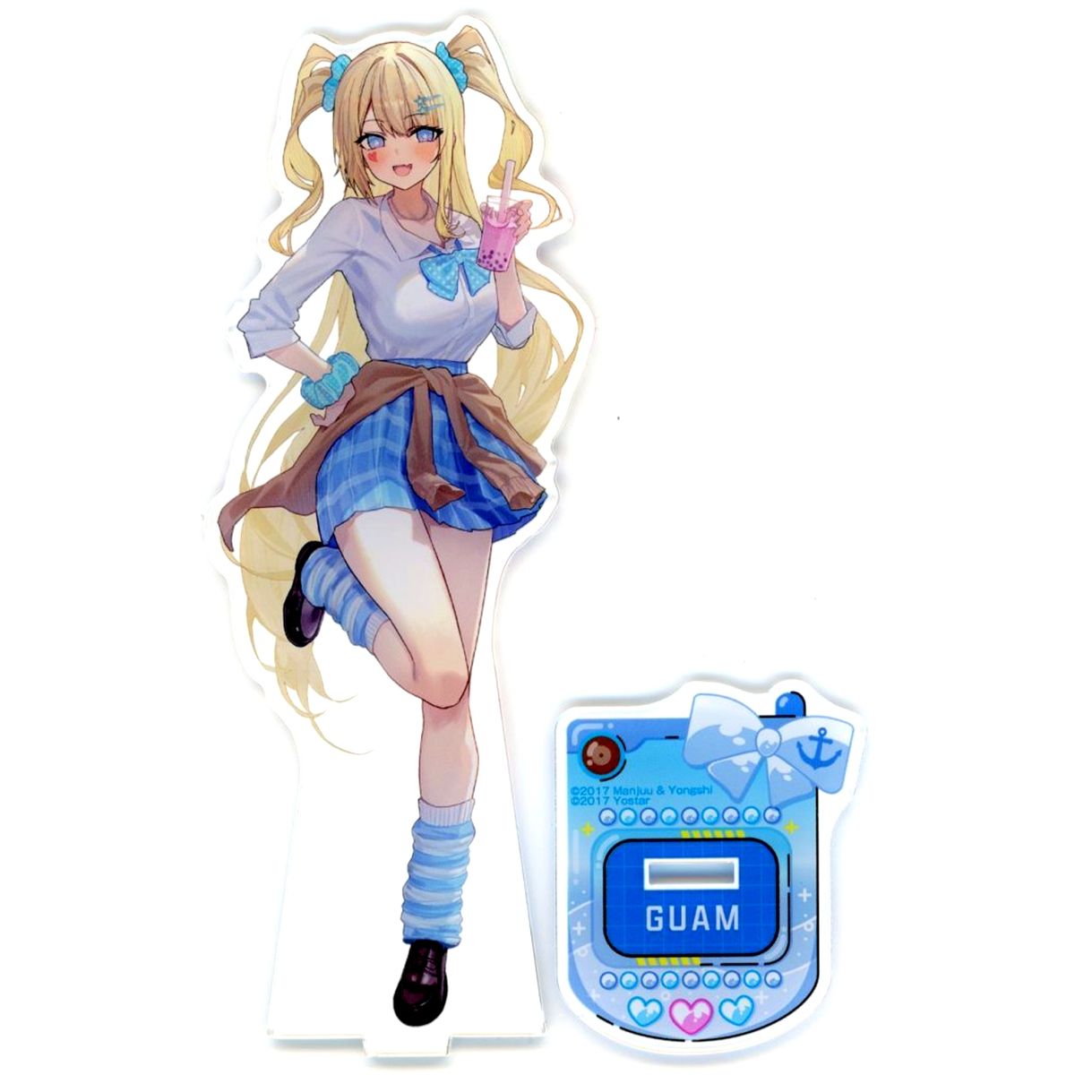Guam BIG Acrylic Stand Azur Lane x Don Quijote [USED]