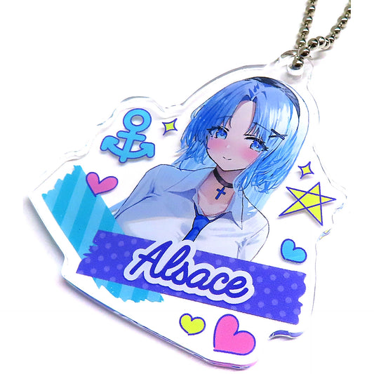Alsace Azur Lane x Don Quijote Acrylic Keychain [USED]
