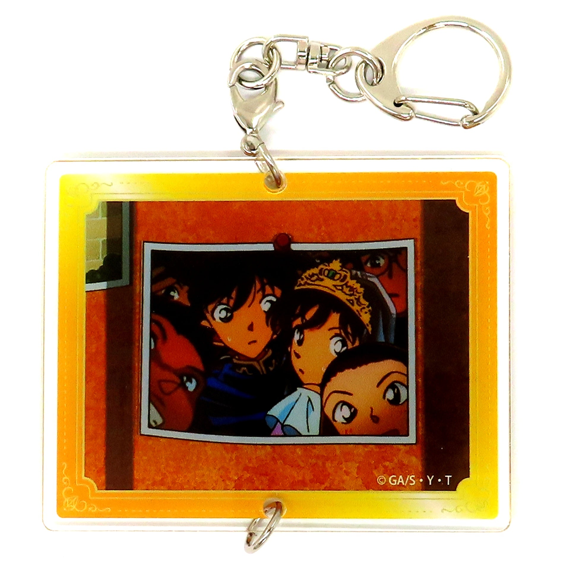 Group Photo Detective Conan Land Connecting Acrylic Keychain TV Anime Opening Ending Ver. [USED]